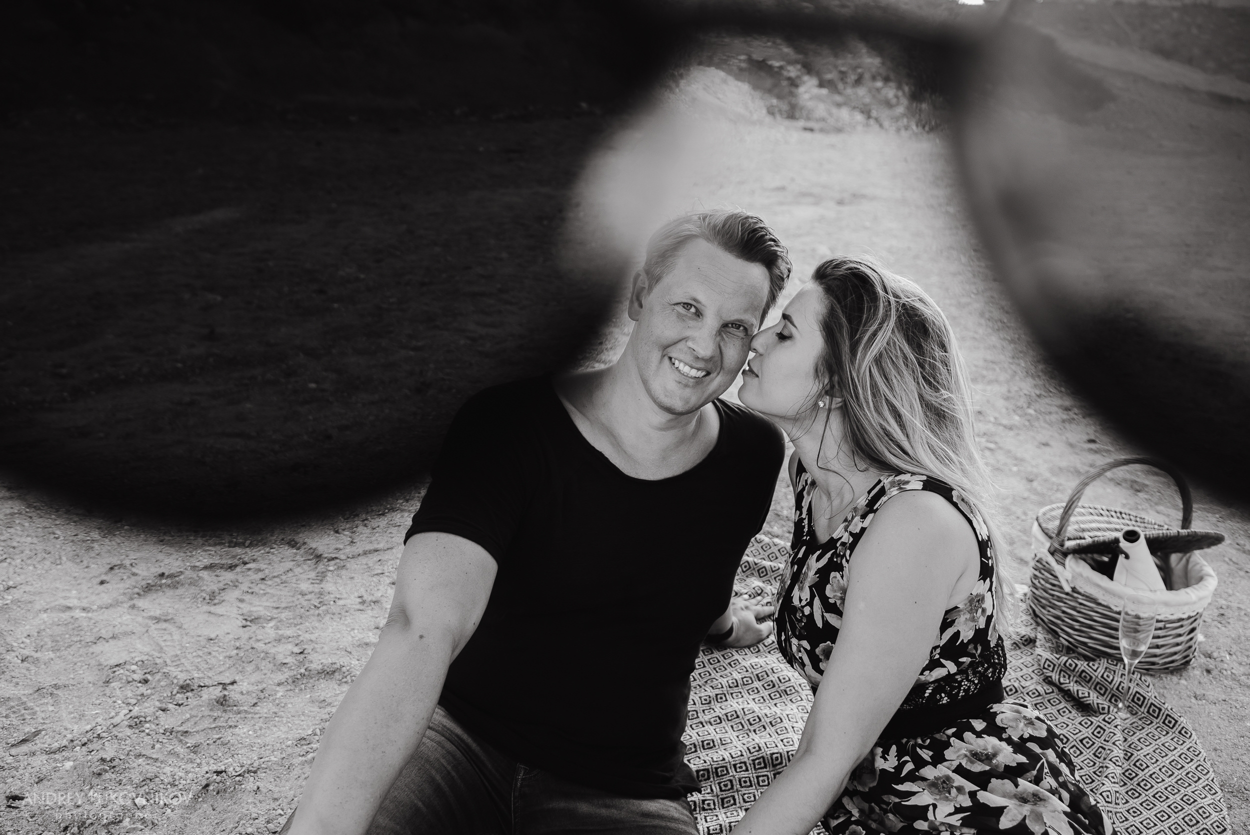 Фотосессия в стиле «пикник на пляже» в Испании