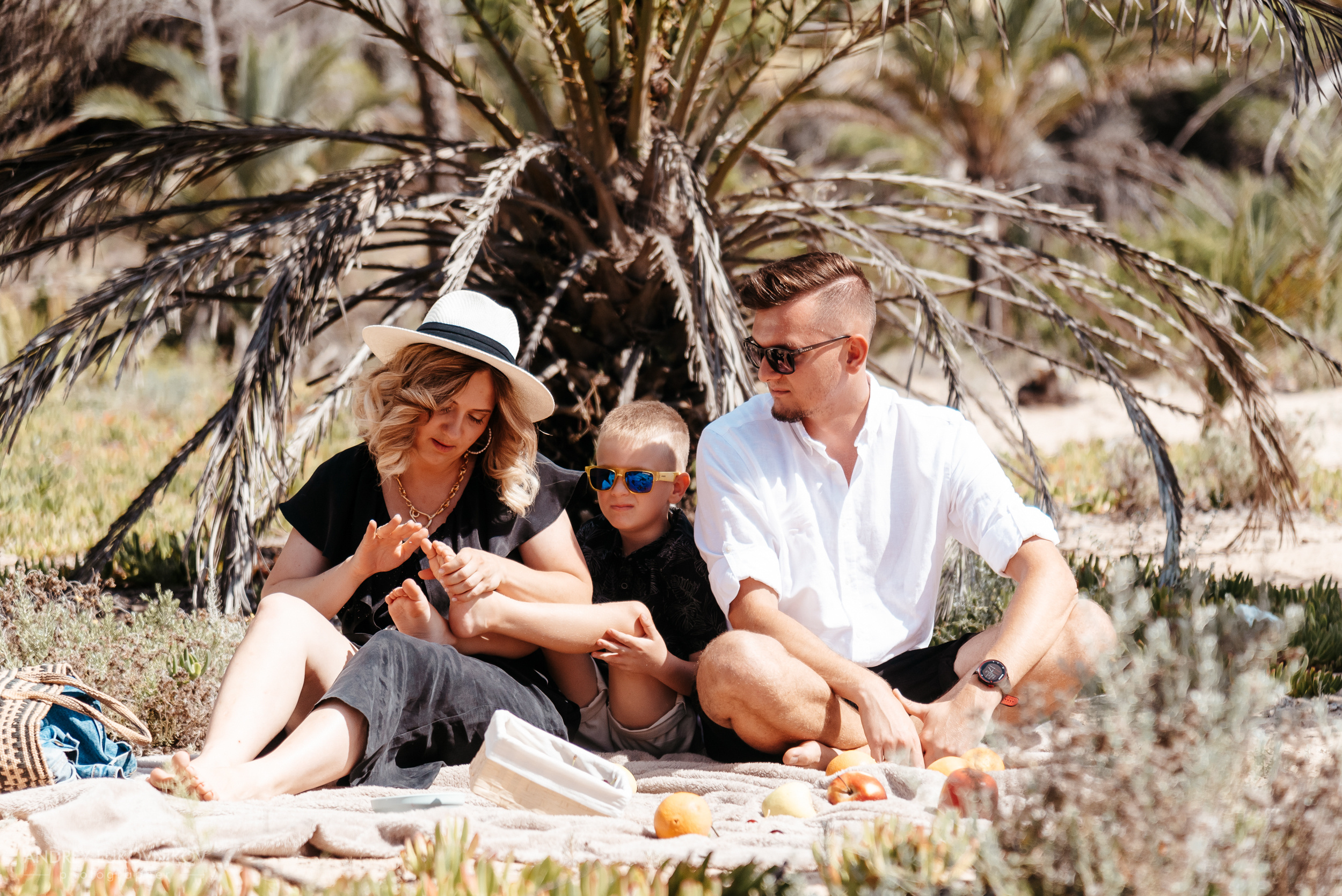 Семейный пикник в Испании