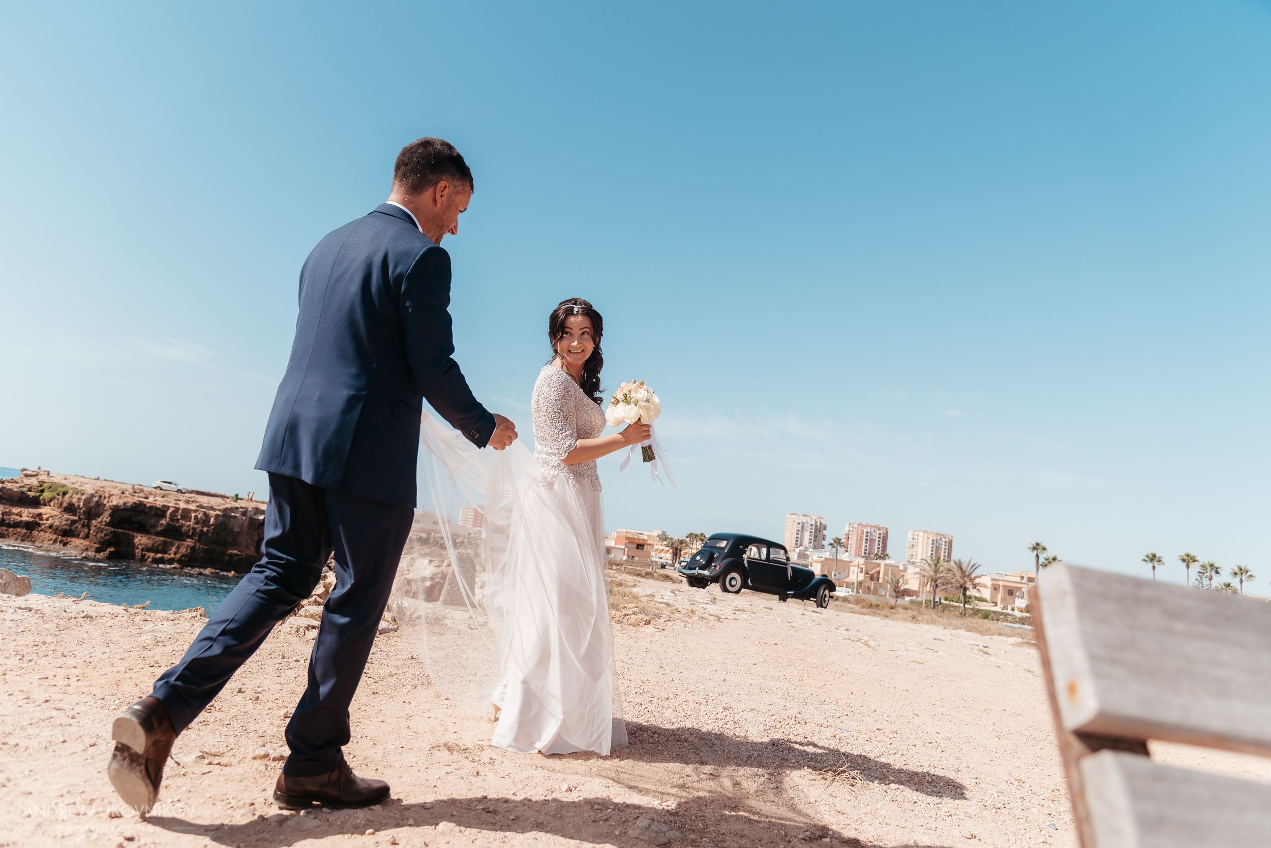 Фотопрогулка и венчание в Торревьехе