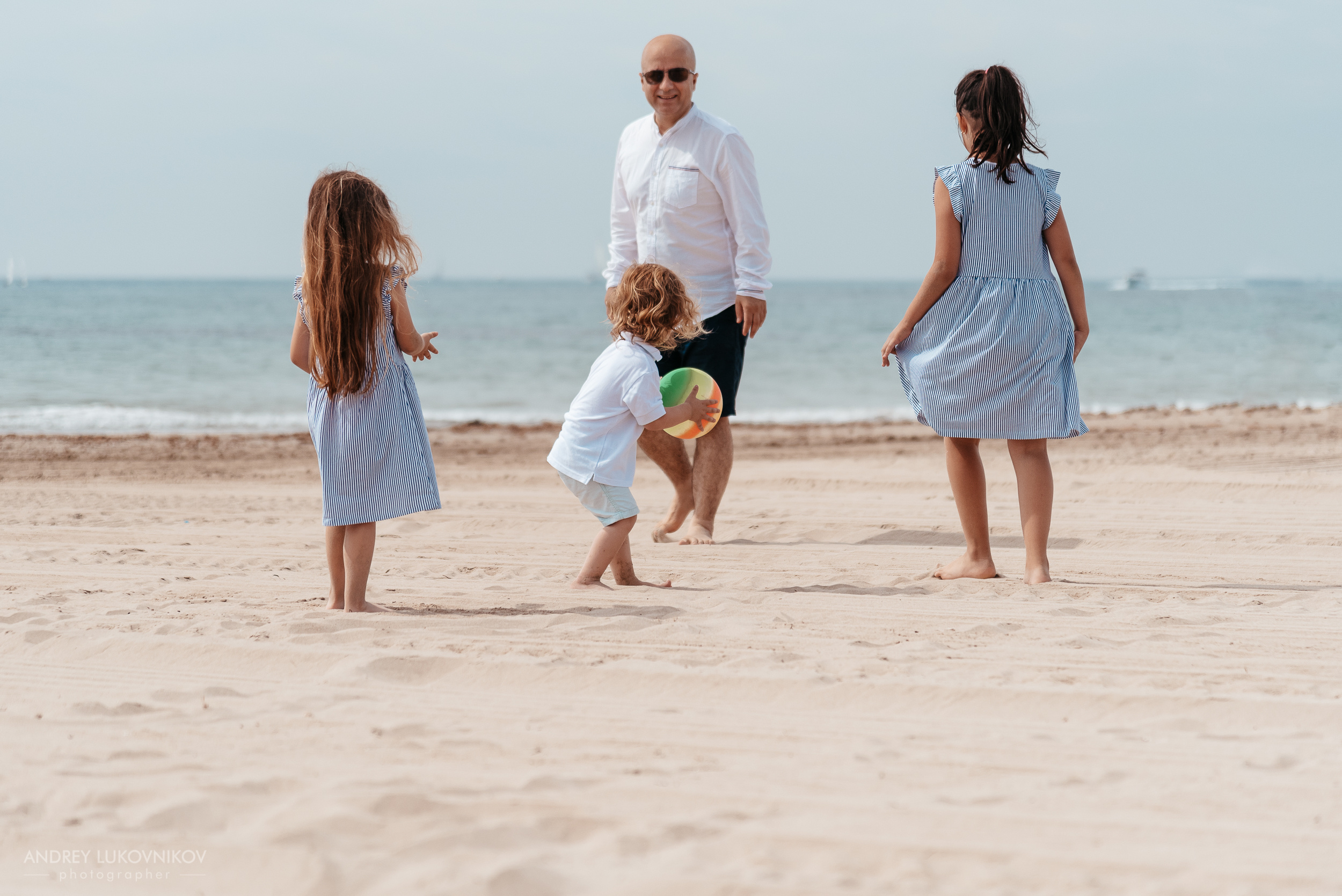 Семейная фотопрогулка на пляже