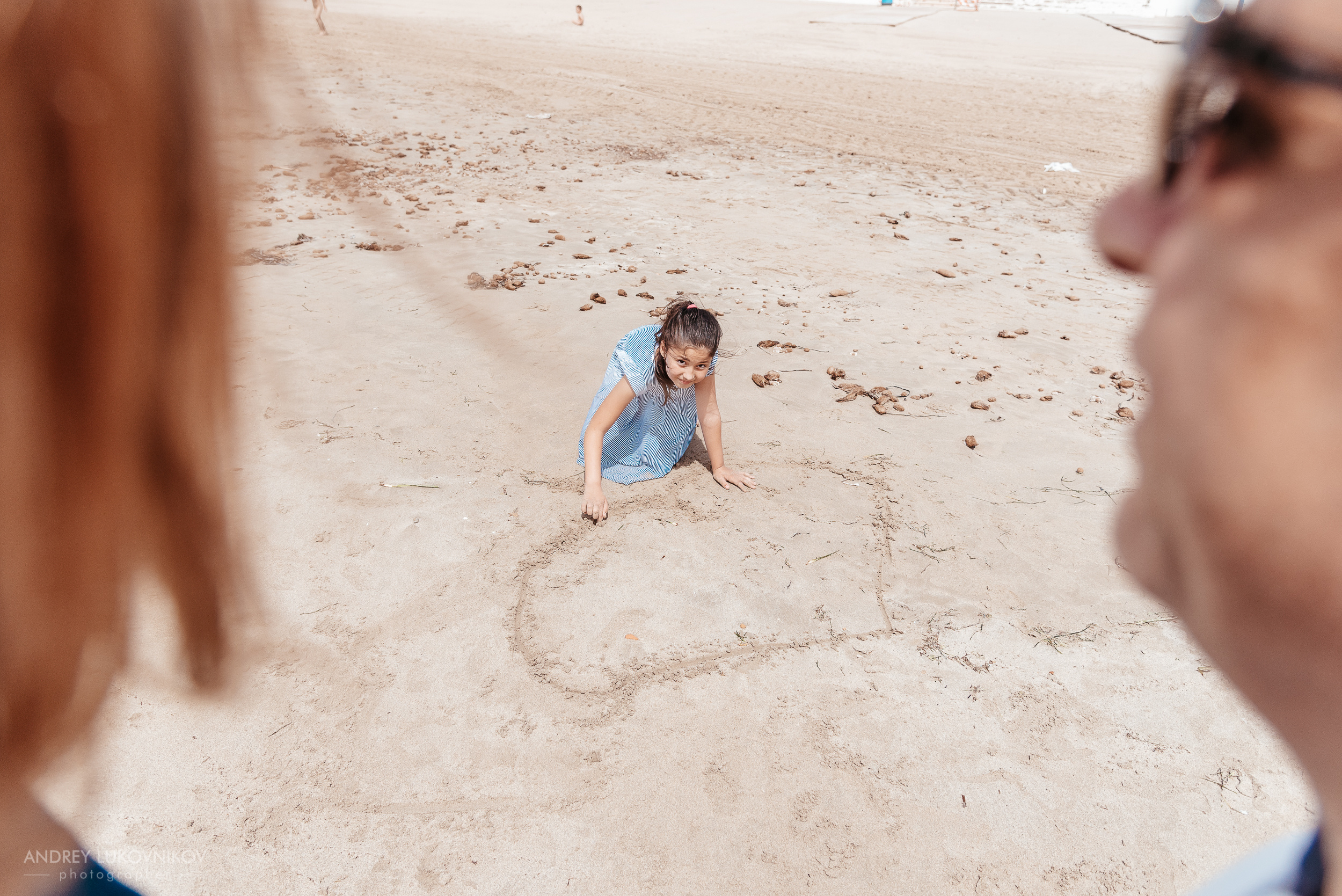 Семейная фотопрогулка на пляже