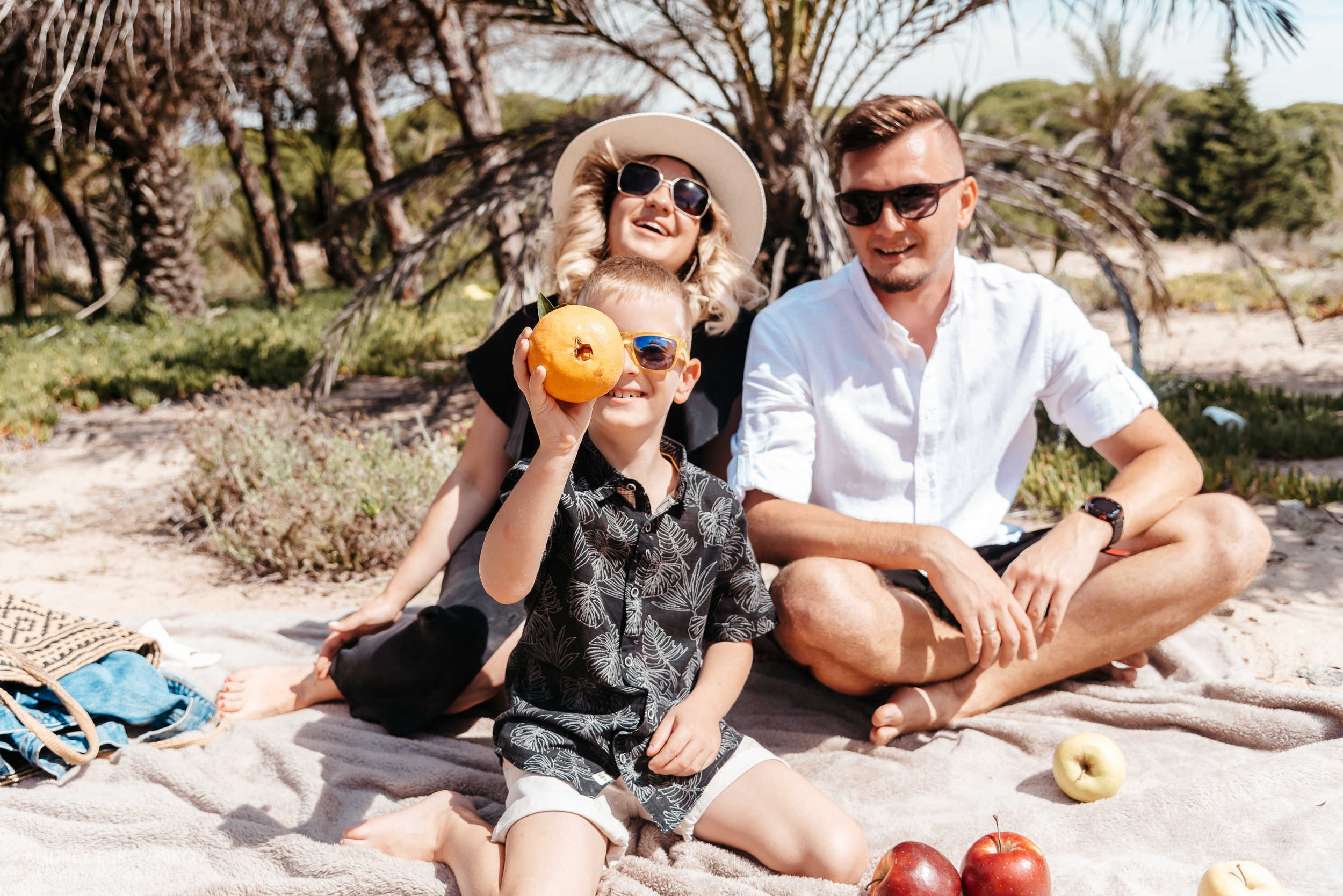 Семейный пикник в Испании