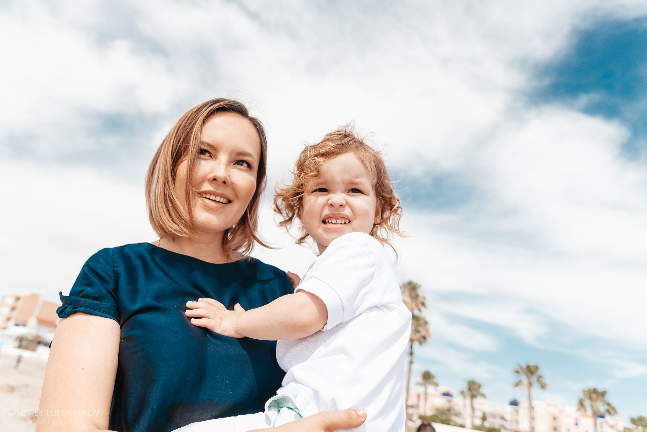 Семейная фотопрогулка на пляже