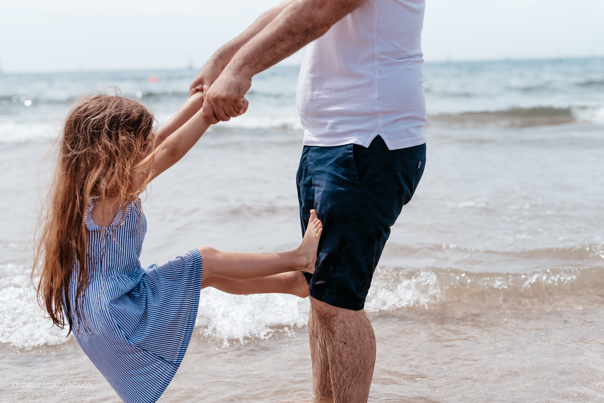 Семейная фотопрогулка на пляже