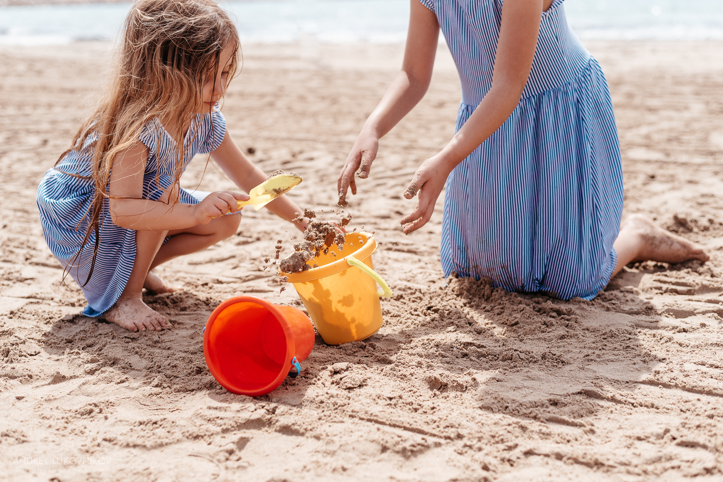 Семейная фотопрогулка на пляже