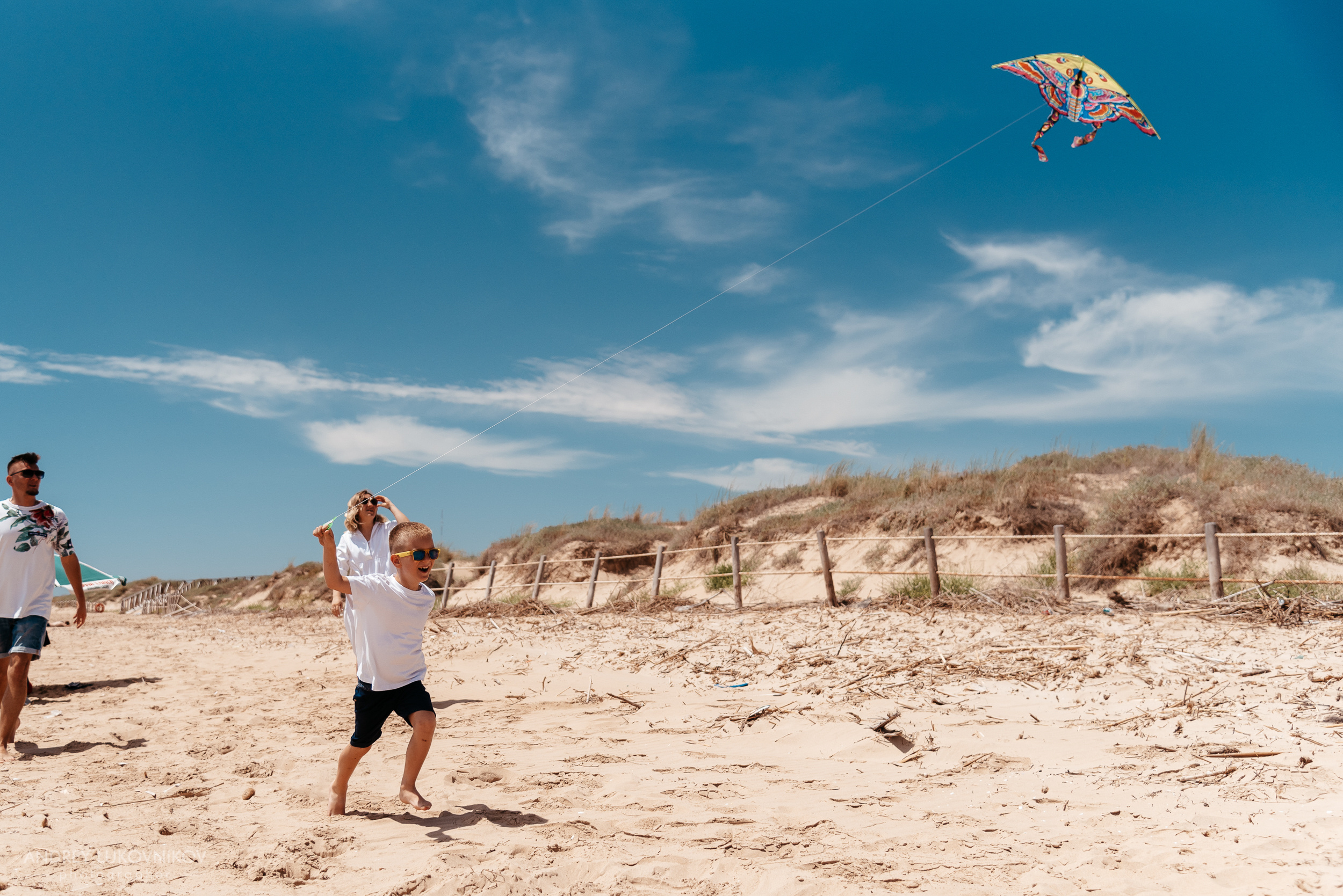 Семейная фотосессия на море