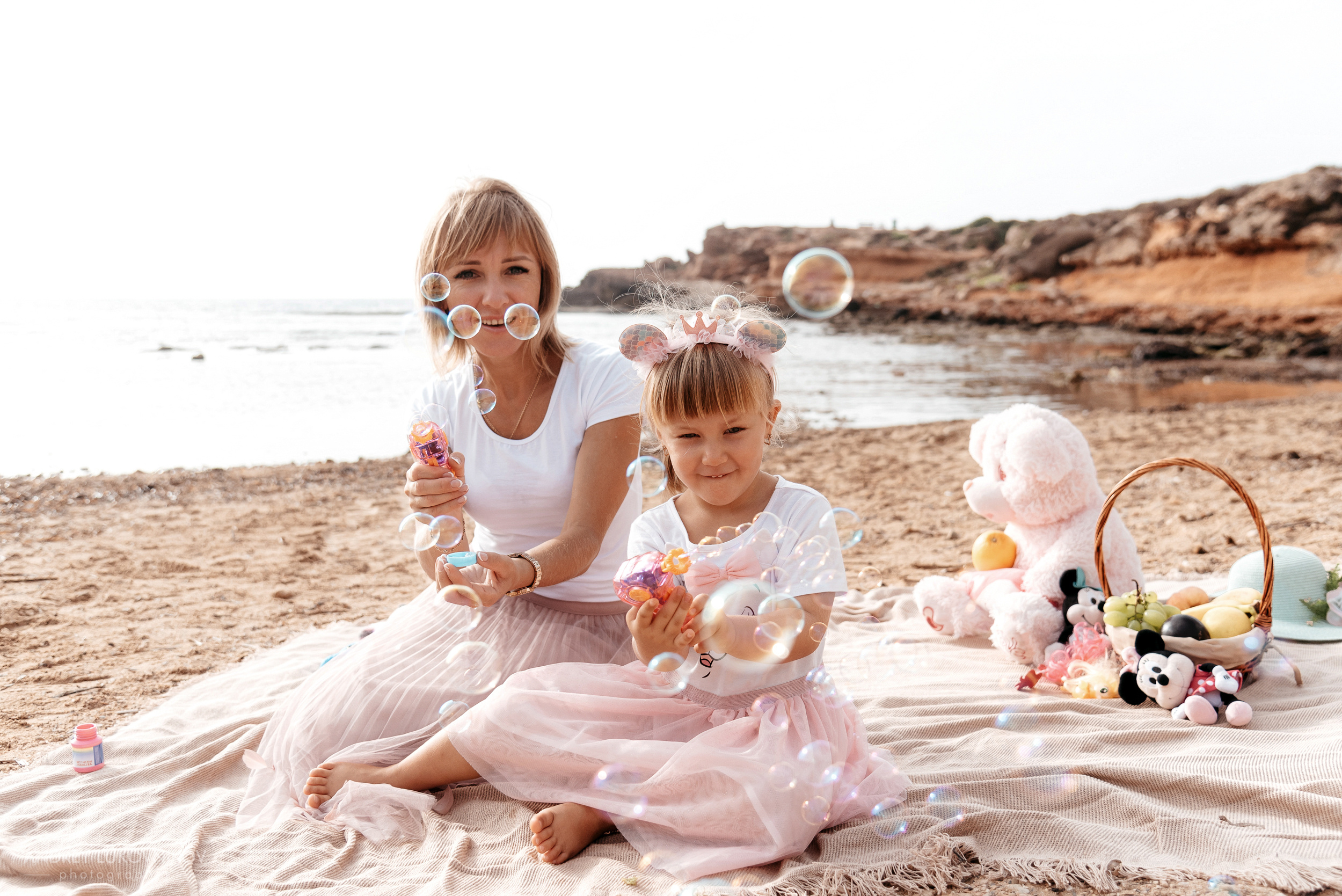 Семейная фотосессия на пляже