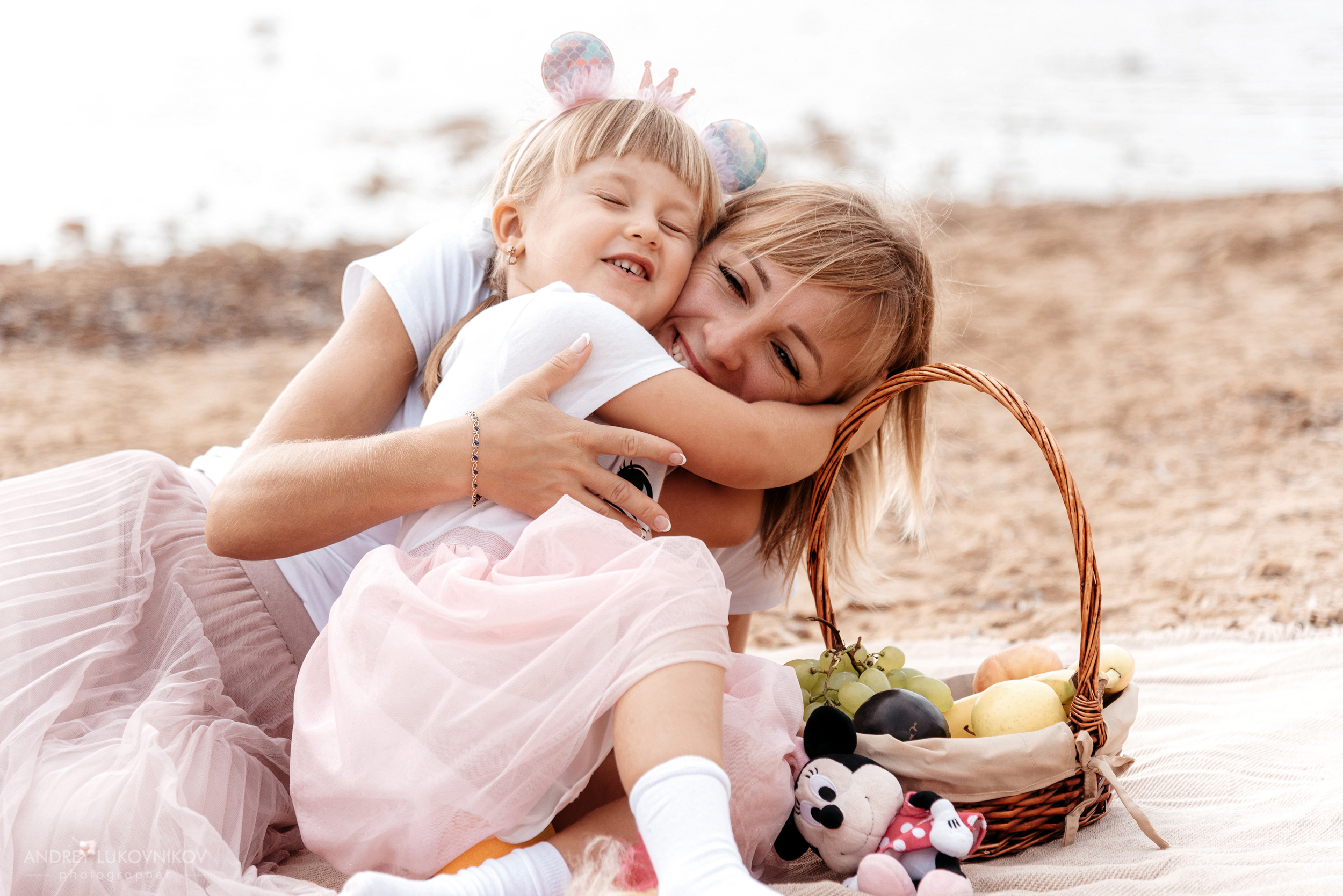 Семейная фотосессия на пляже
