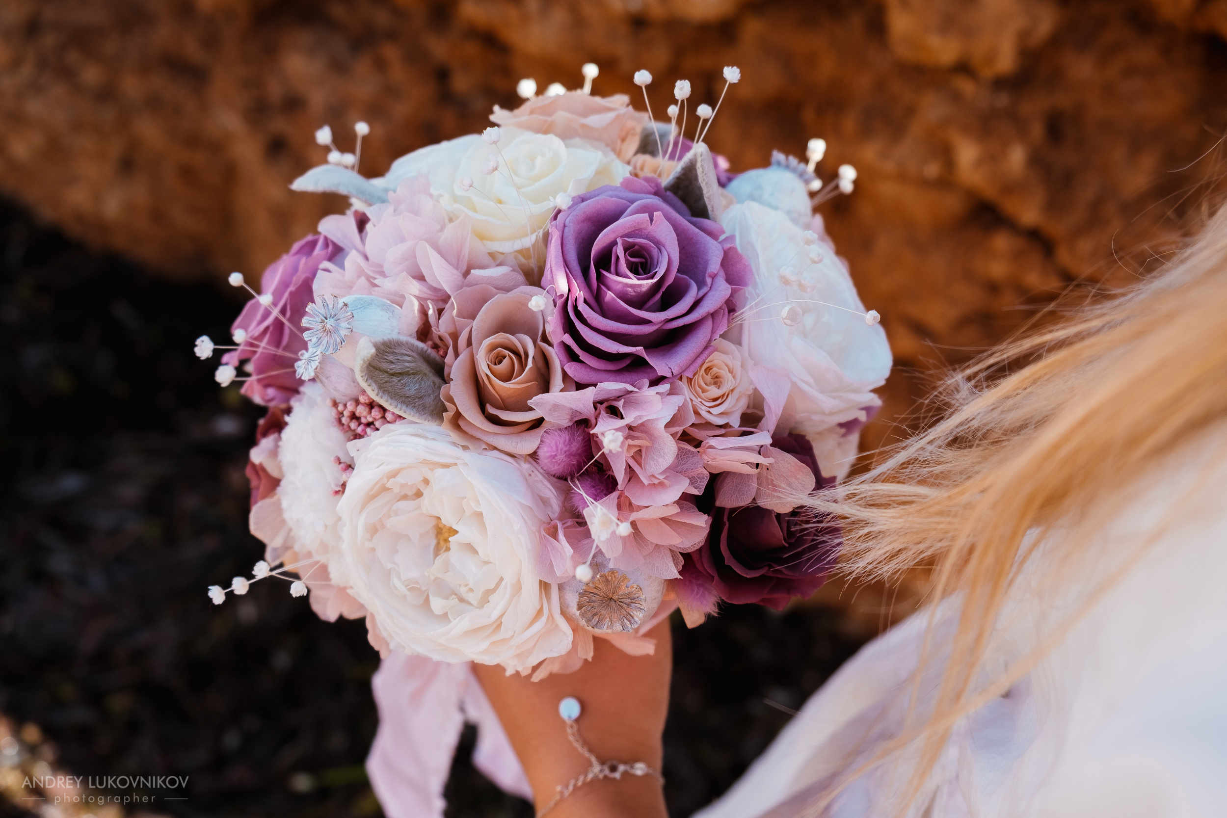 Предметная съемка. Свадебные букеты