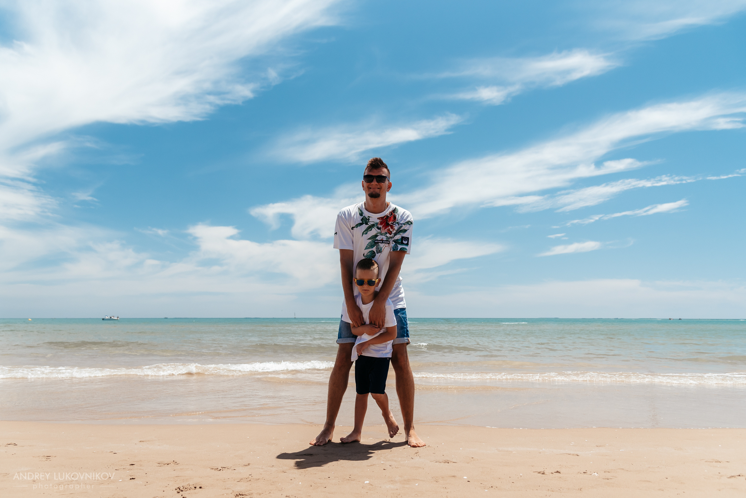 Семейная фотосессия на море