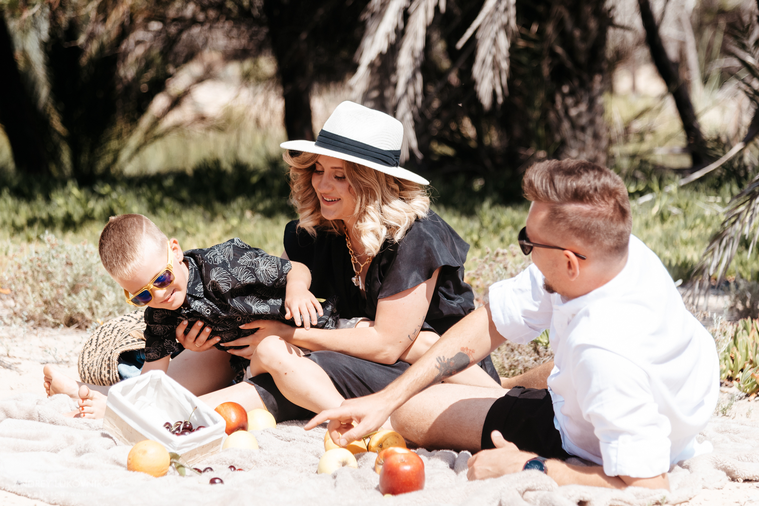 Семейный пикник в Испании