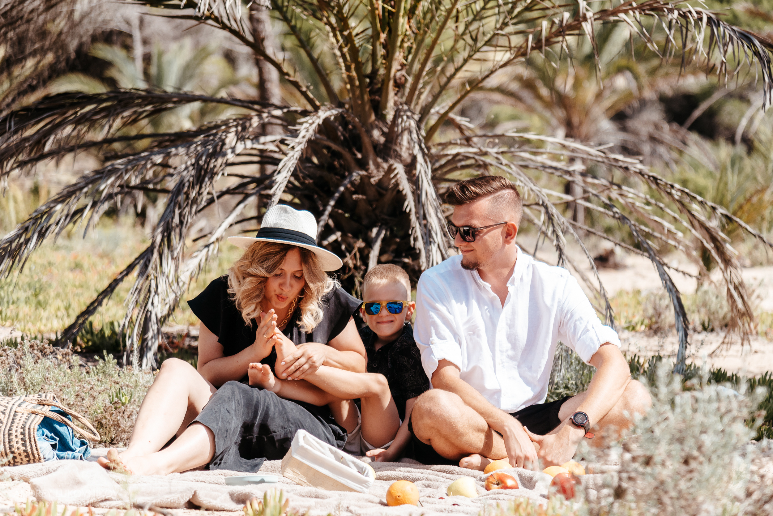 Семейный пикник в Испании