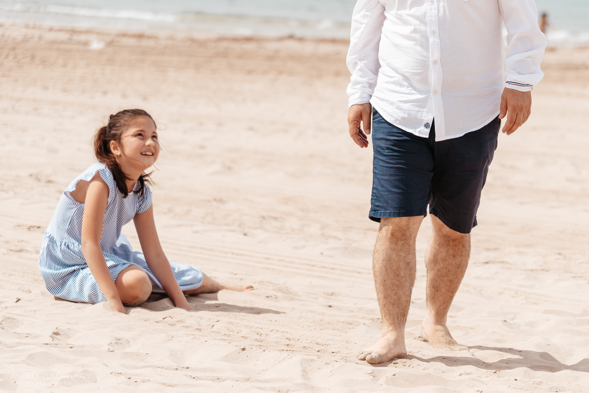 Семейная фотопрогулка на пляже