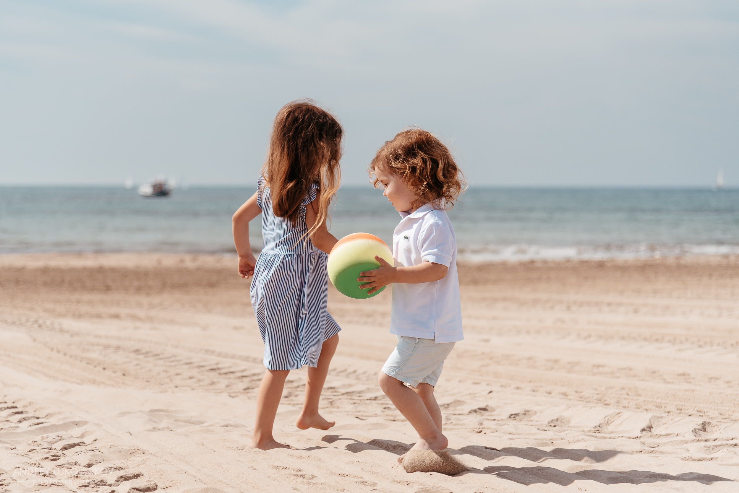 Семейная фотопрогулка на пляже