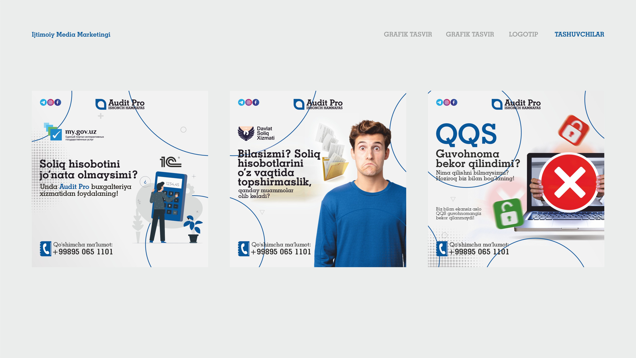 Audit Pro - Logotip. Dirov — Hayot Khodirov