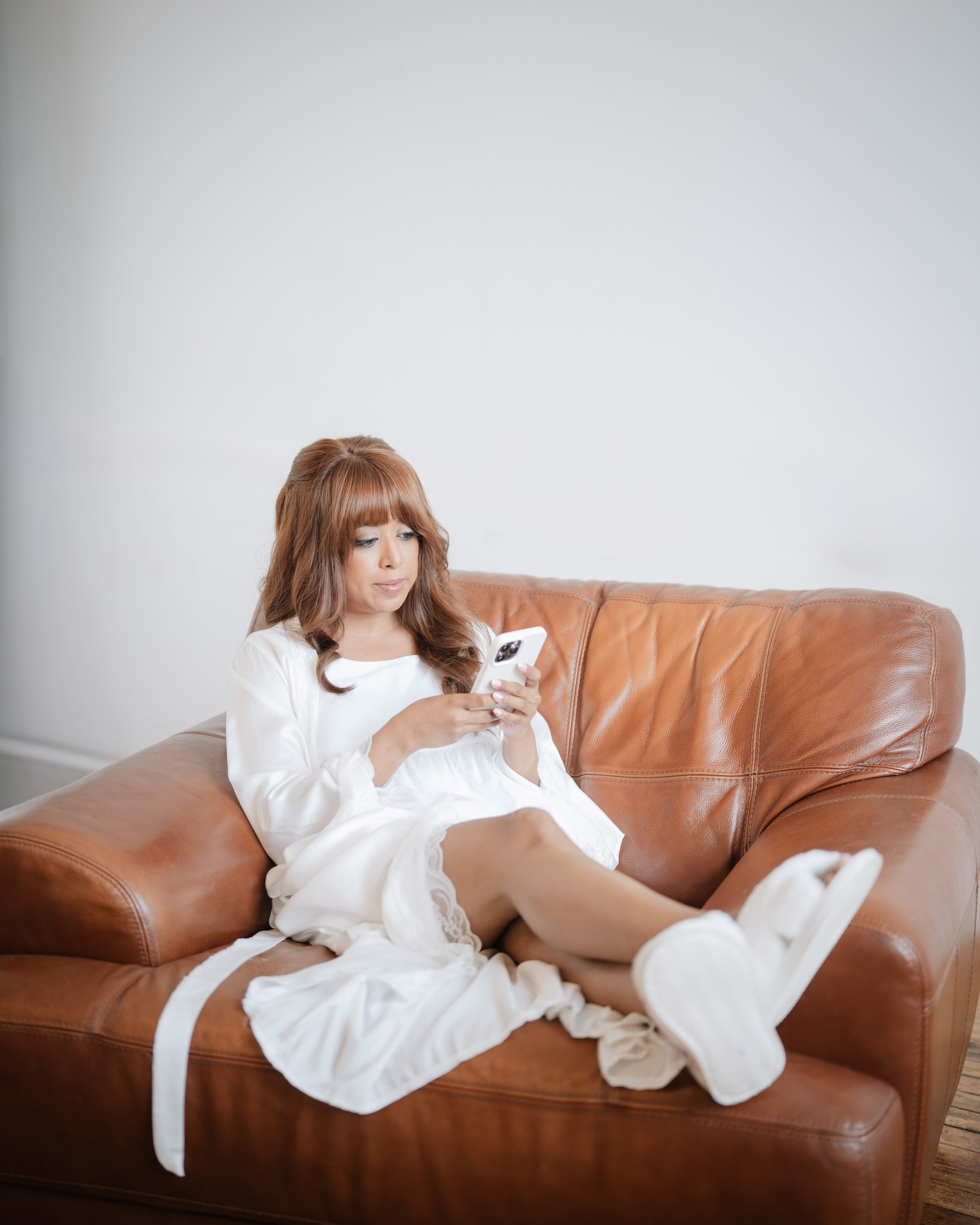 A wedding with a view of the Williamsburg Bridge. Portrait and wedding photographer in New York