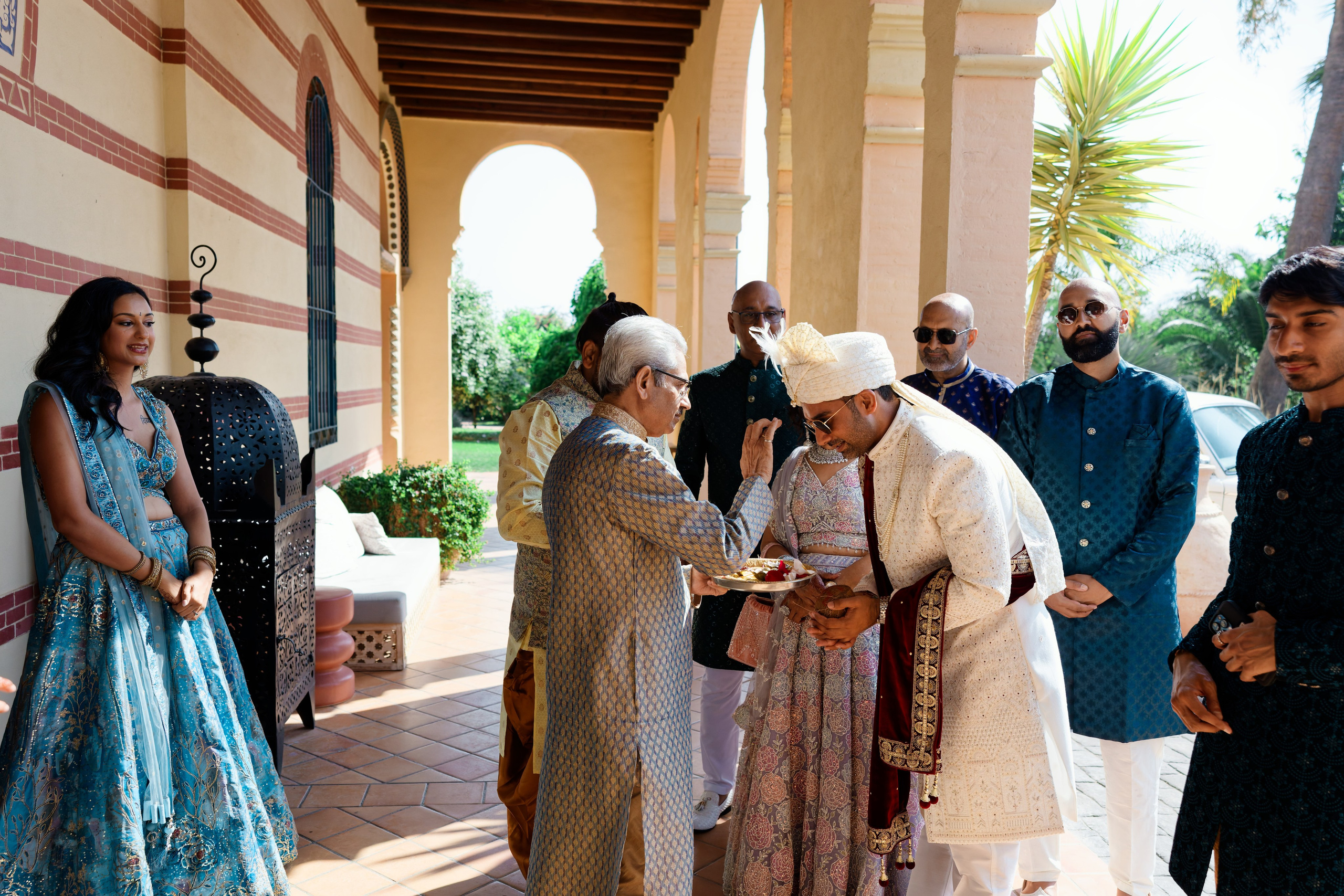 Indian wedding at Gran Villa Rosa, Barcelona