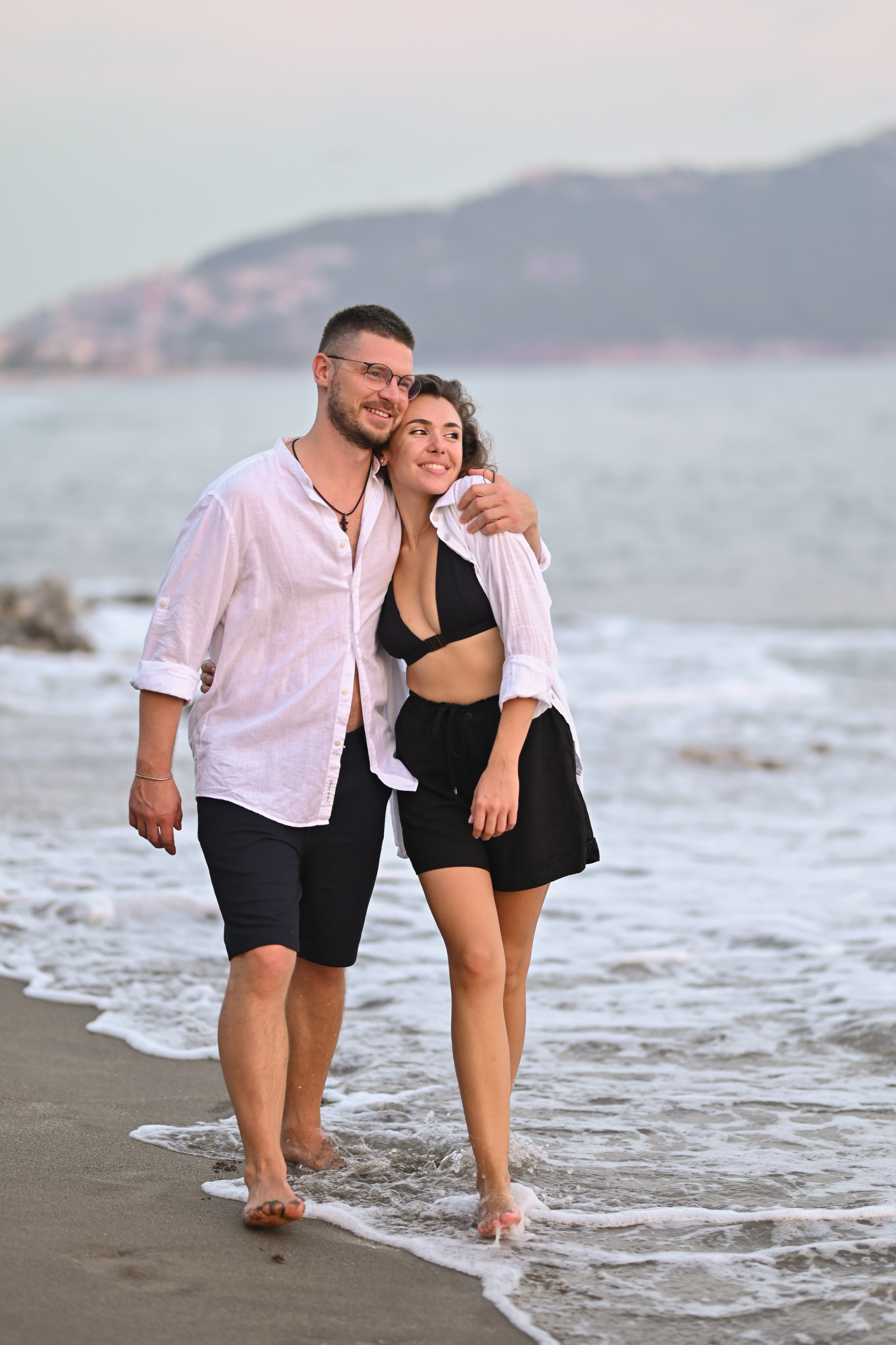 Love sory в порту и у крепости, пляж Клеопатра. Фотограф в Алании (Аланье), Сиде, Манавгате. Турция