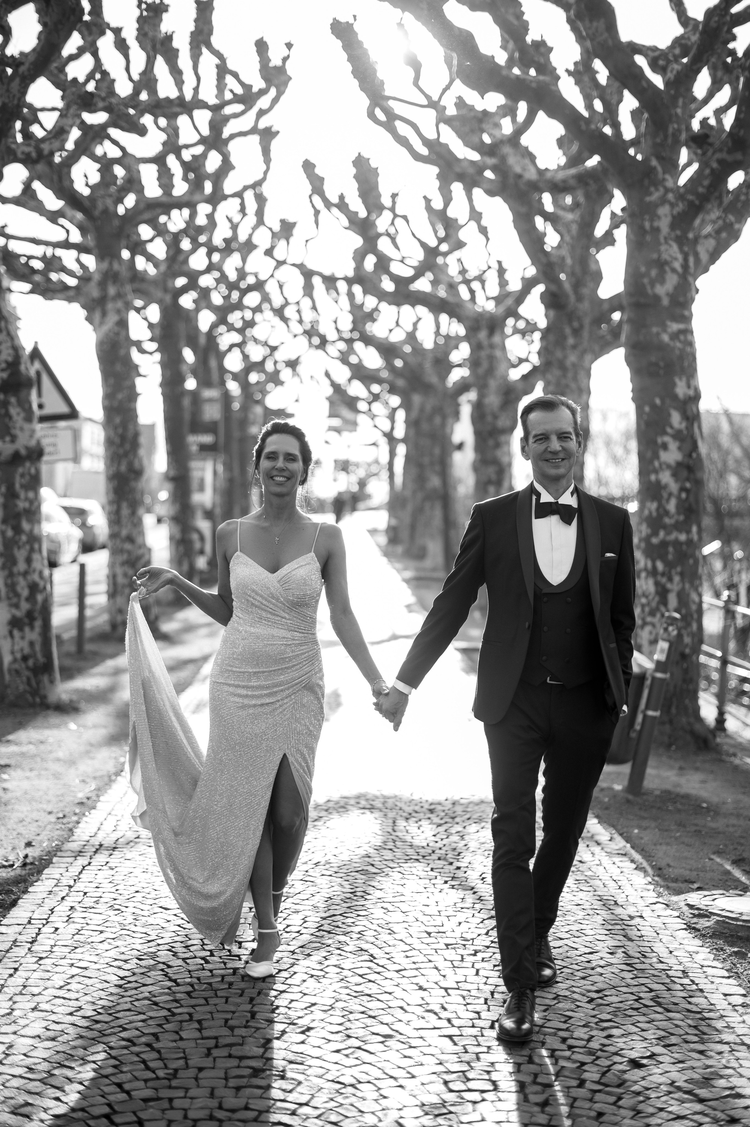 Standesamtliche Hochzeit in Frankfurt - Getting Ready, First Look & Römer