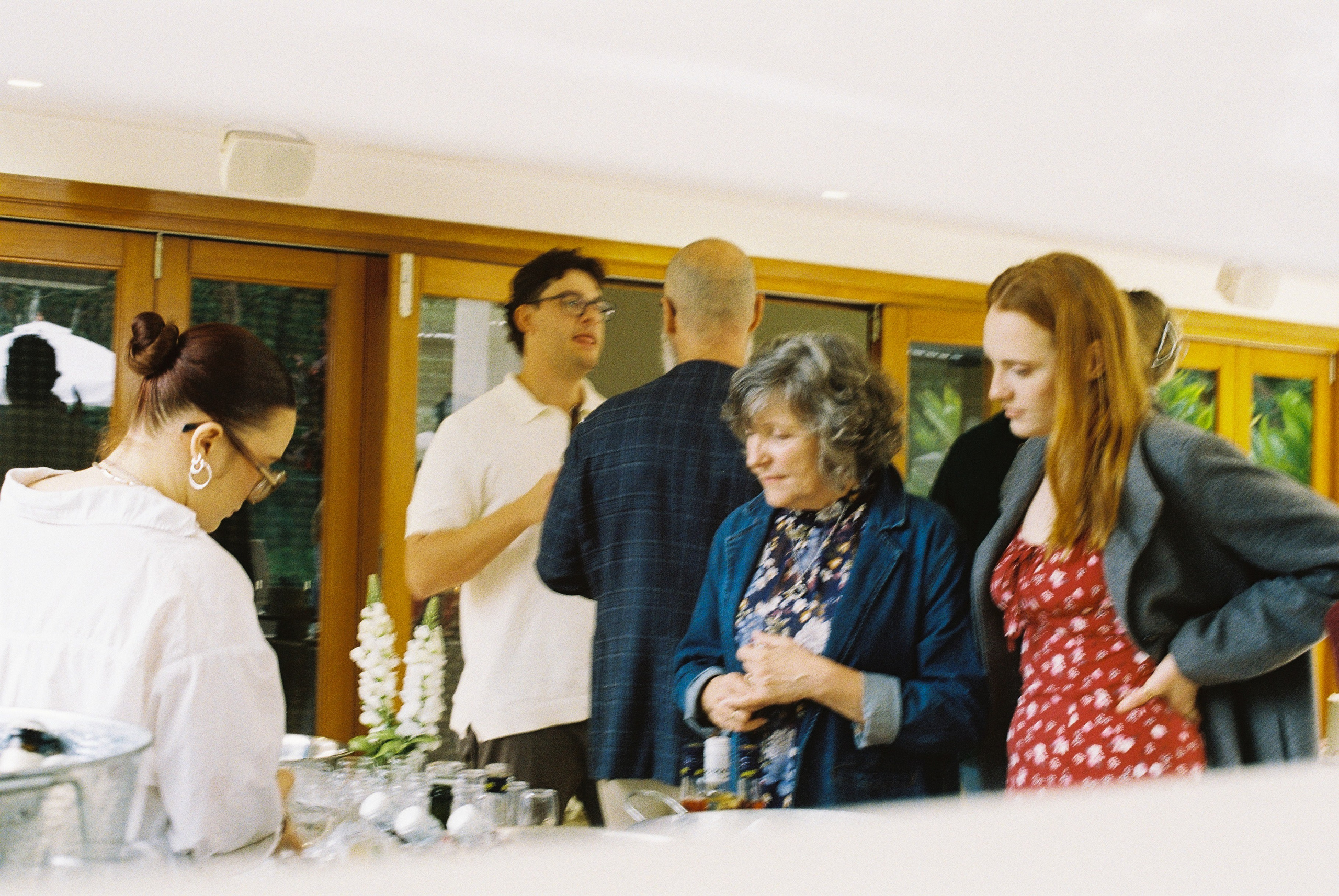 Engagement Party. Film portrait photographer