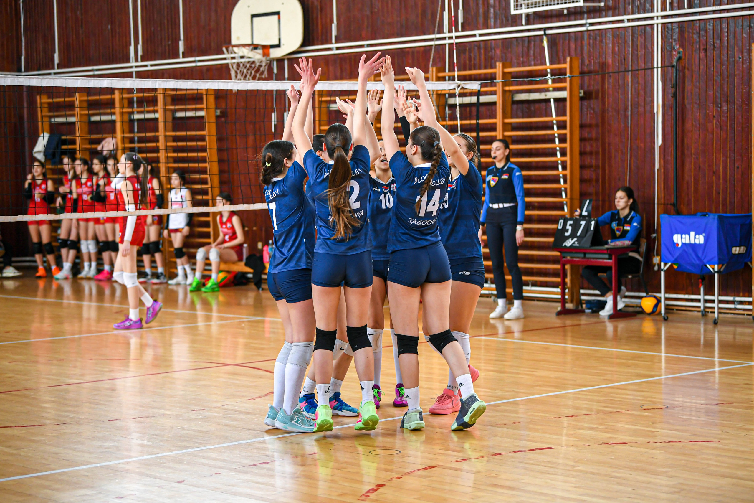 Odbojka 22.03.  Radnicki KG — BlockVolley JAG. Foto Simic Jagodina