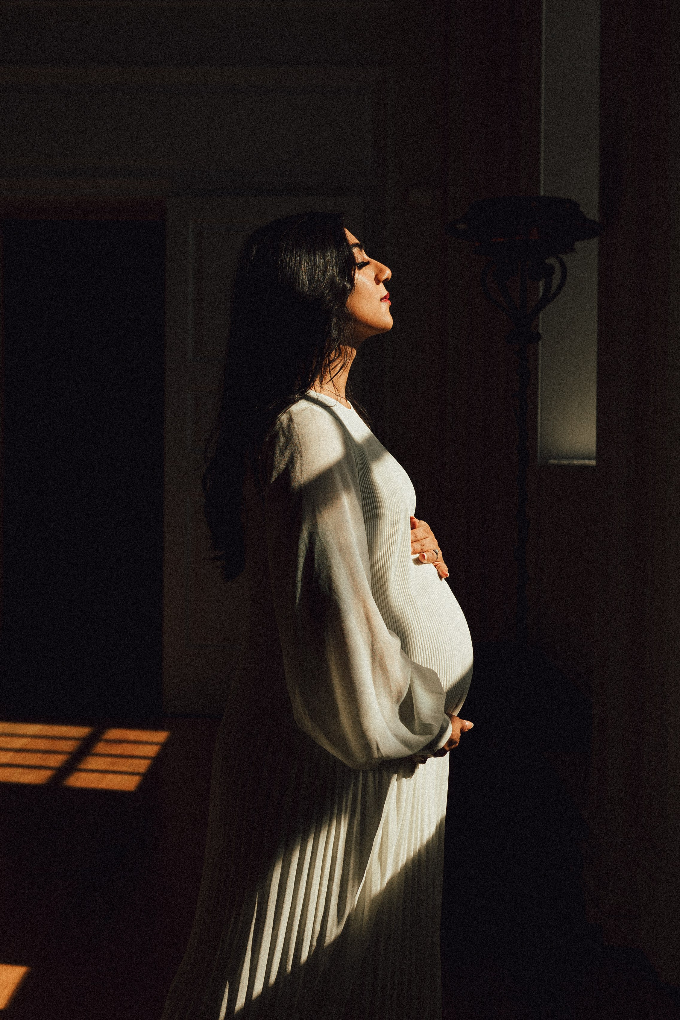 Baby Rahman Announcement. Sara Eulalia | Virginia Photographer