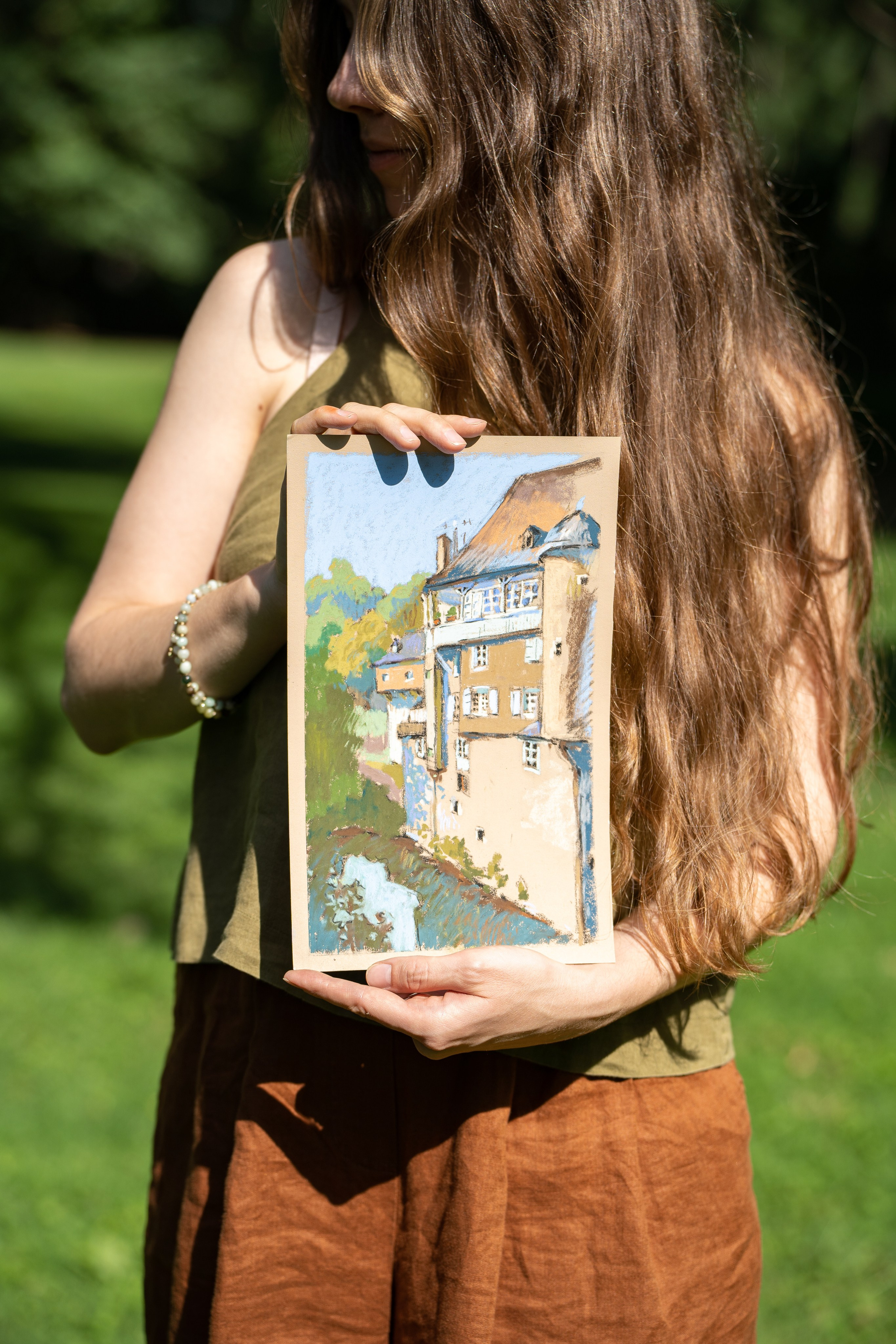 Portraits for the painter photographer Madrid. Photographer in Madrid, Spain. Alyona Belyaninova