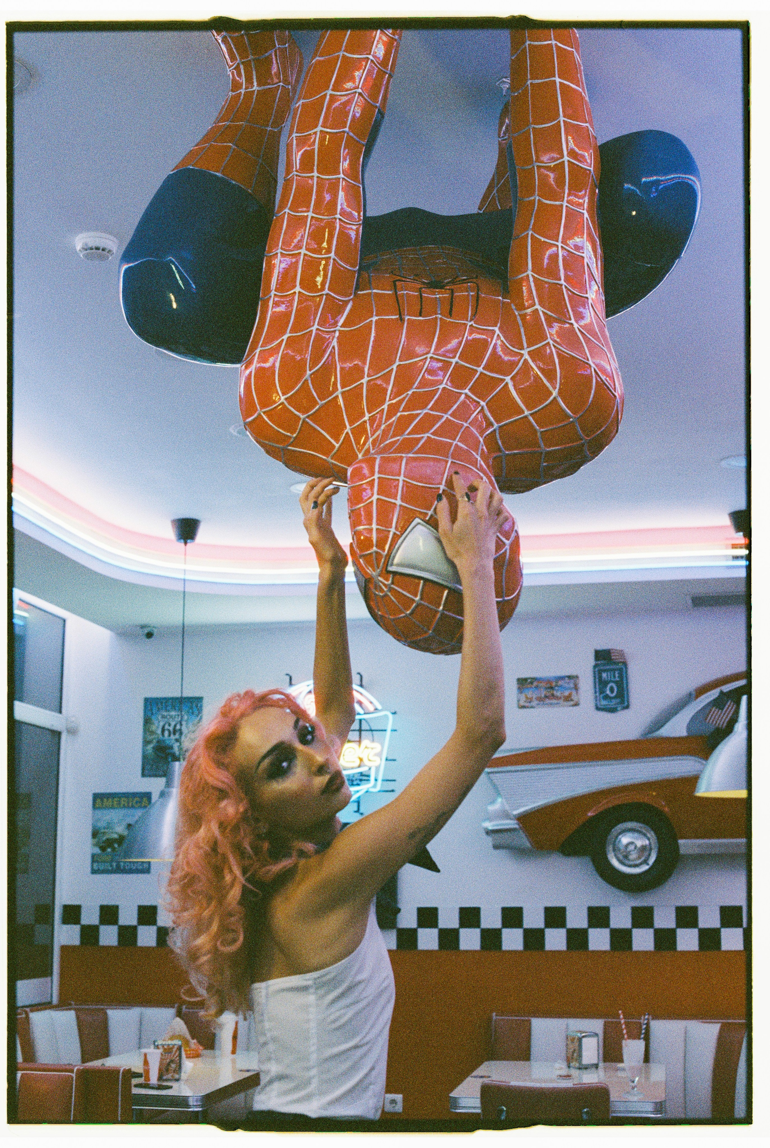 Adriana / CINESTILL 800T. Portrait photographer in Madeira — Marina Shtukina