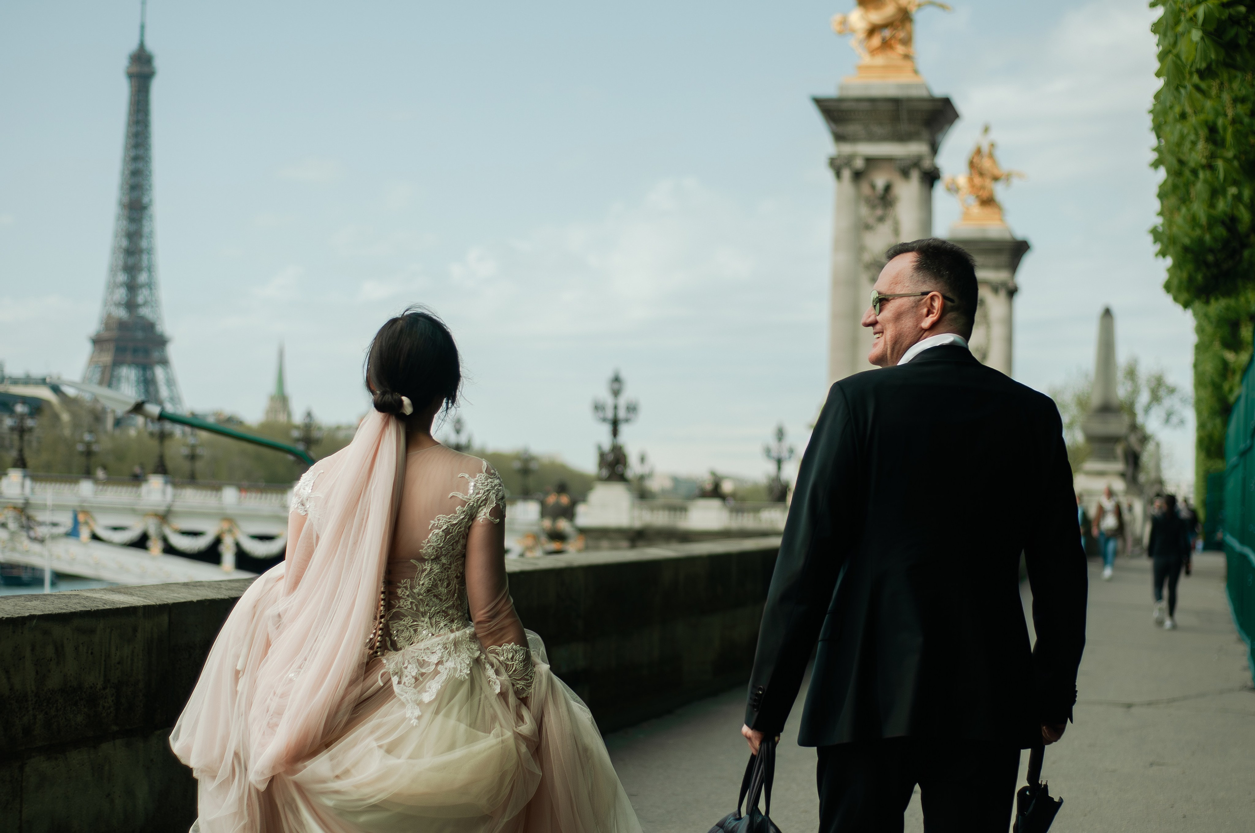 Wedding anniversary photoshoot. Paris photographer — Polina Osipova
