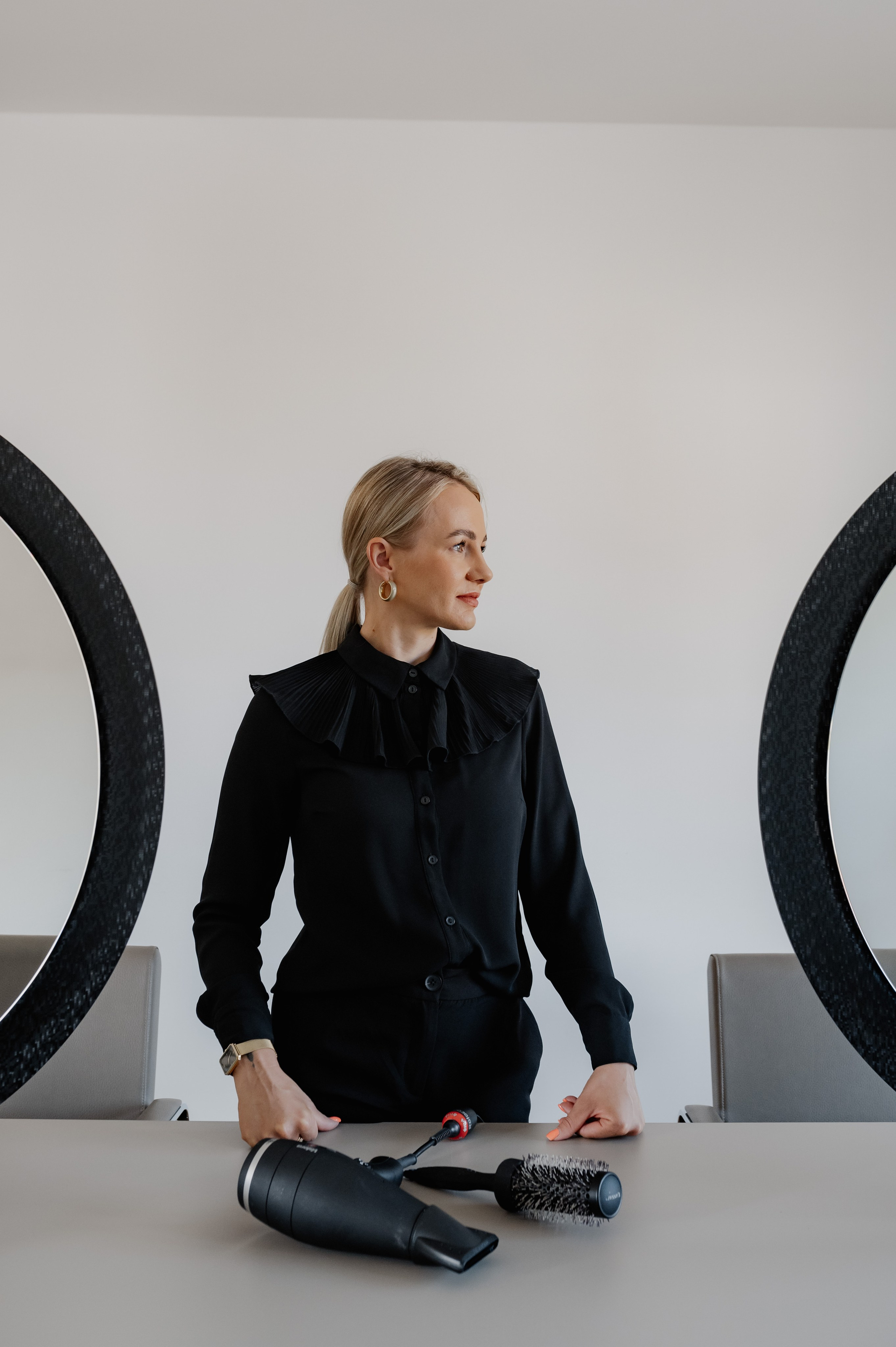 Branding Shooting Friseursalon in Ansbach. Фотограф в Нюрнберге Ирина Менерт из Ансбаха