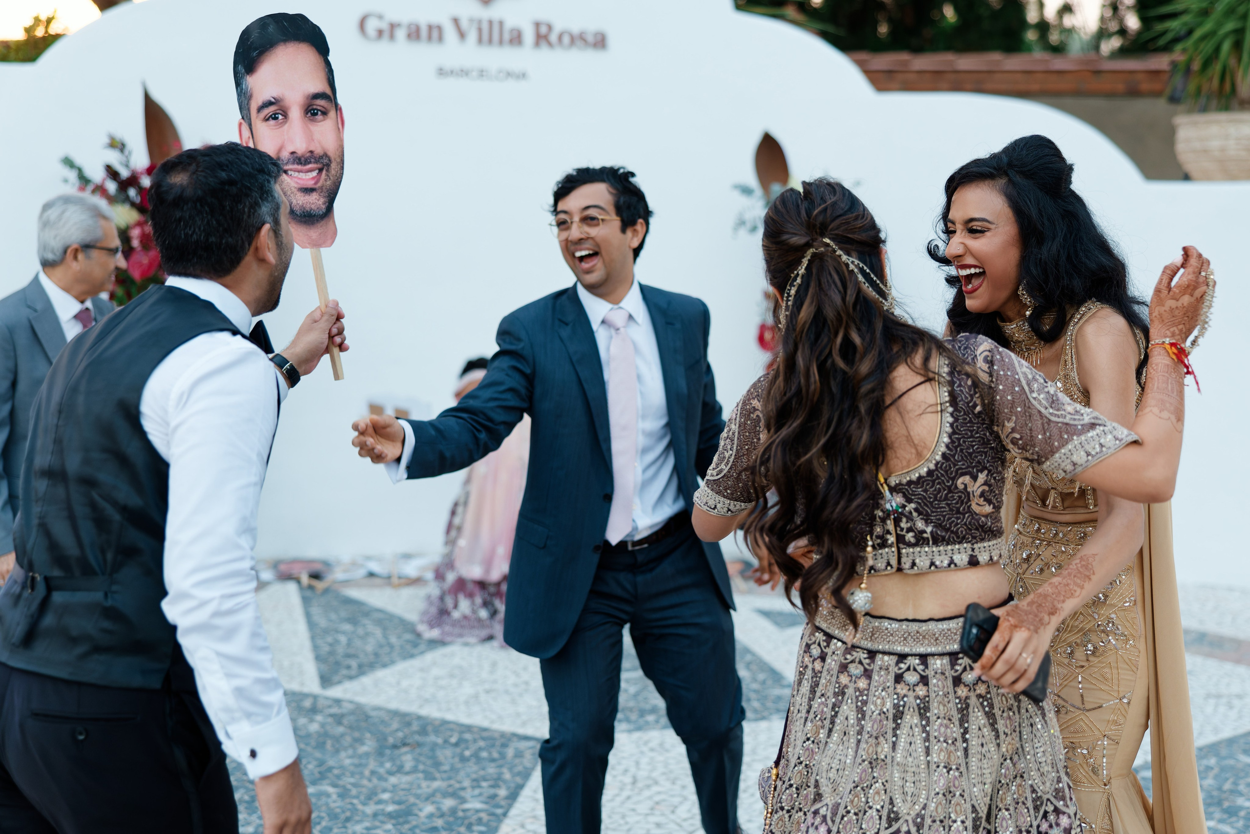 Indian wedding at Gran Villa Rosa, Barcelona