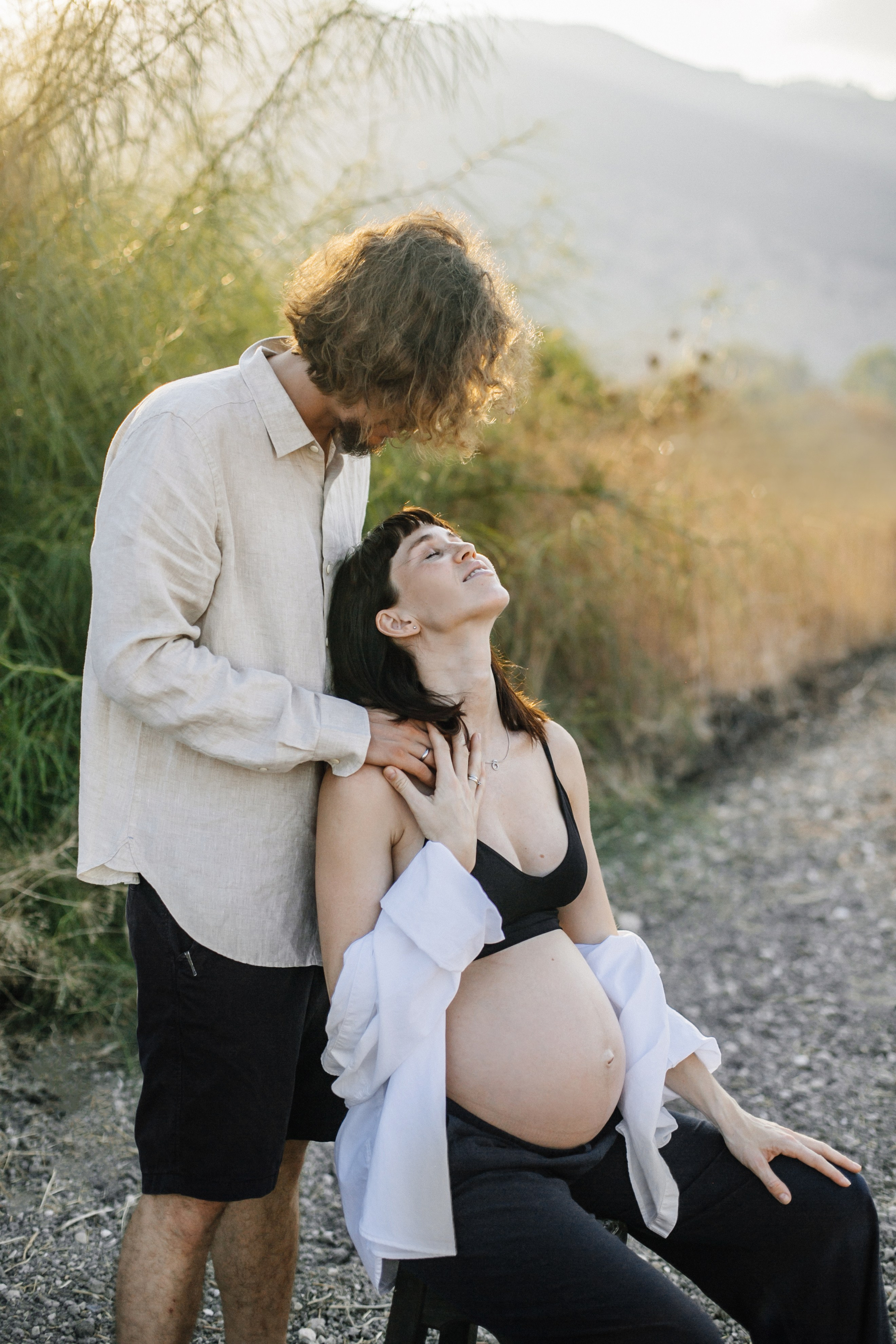 Kiryat Tivon field. Family photographer in Israel