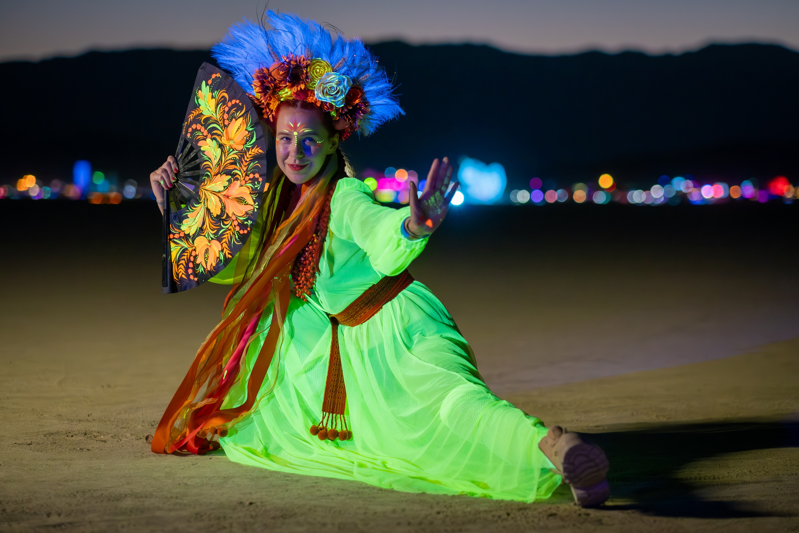 BURNING MAN 2024. Reportage concert portrait photography in the San Francisco Bay Area