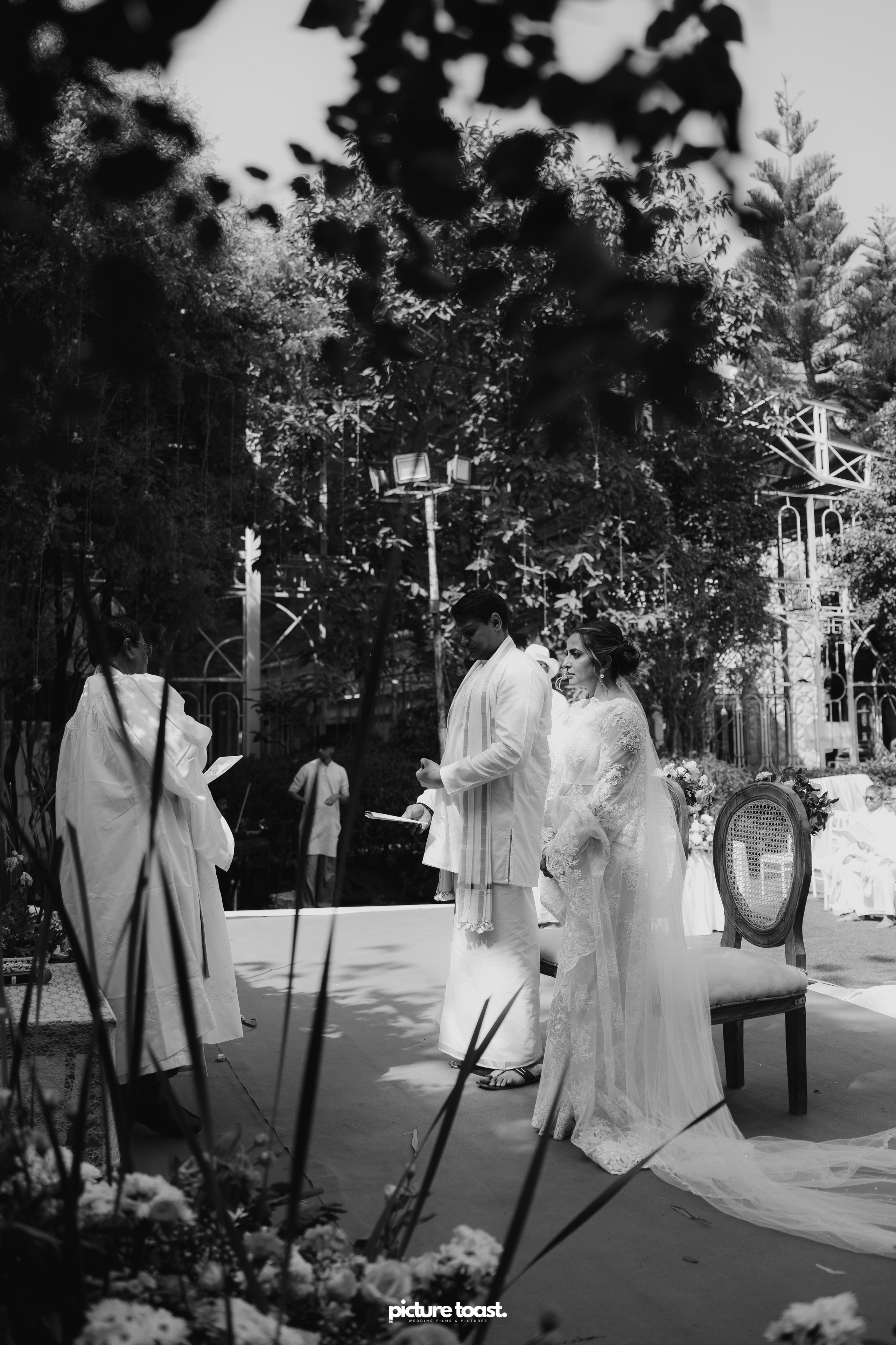 Blessing of Rajiv & Aashna. Fine art Wedding Photographers in India & Canada