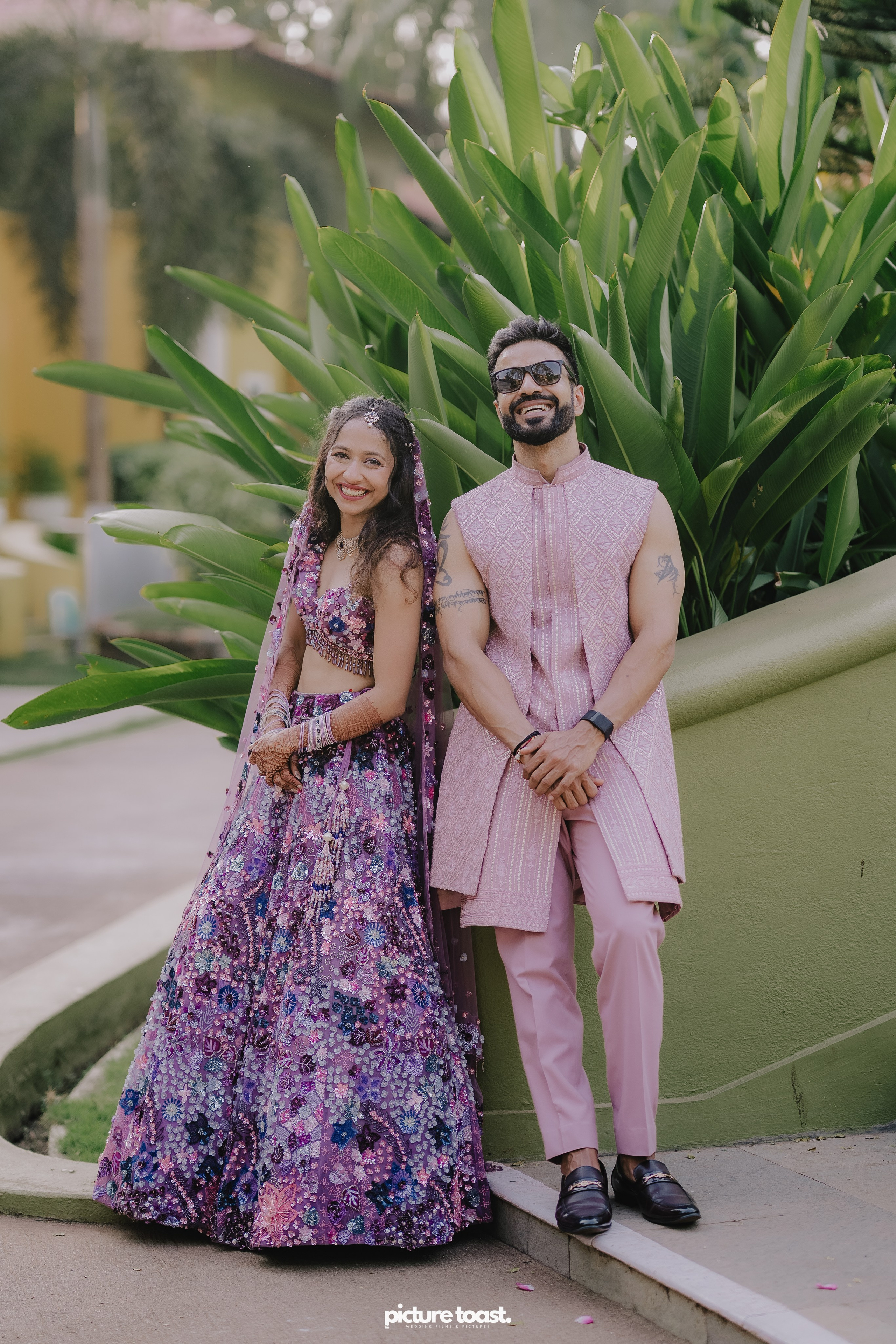 Varamala Ft. Barbie & Aneesh. Fine art Wedding Photographers in India & Canada