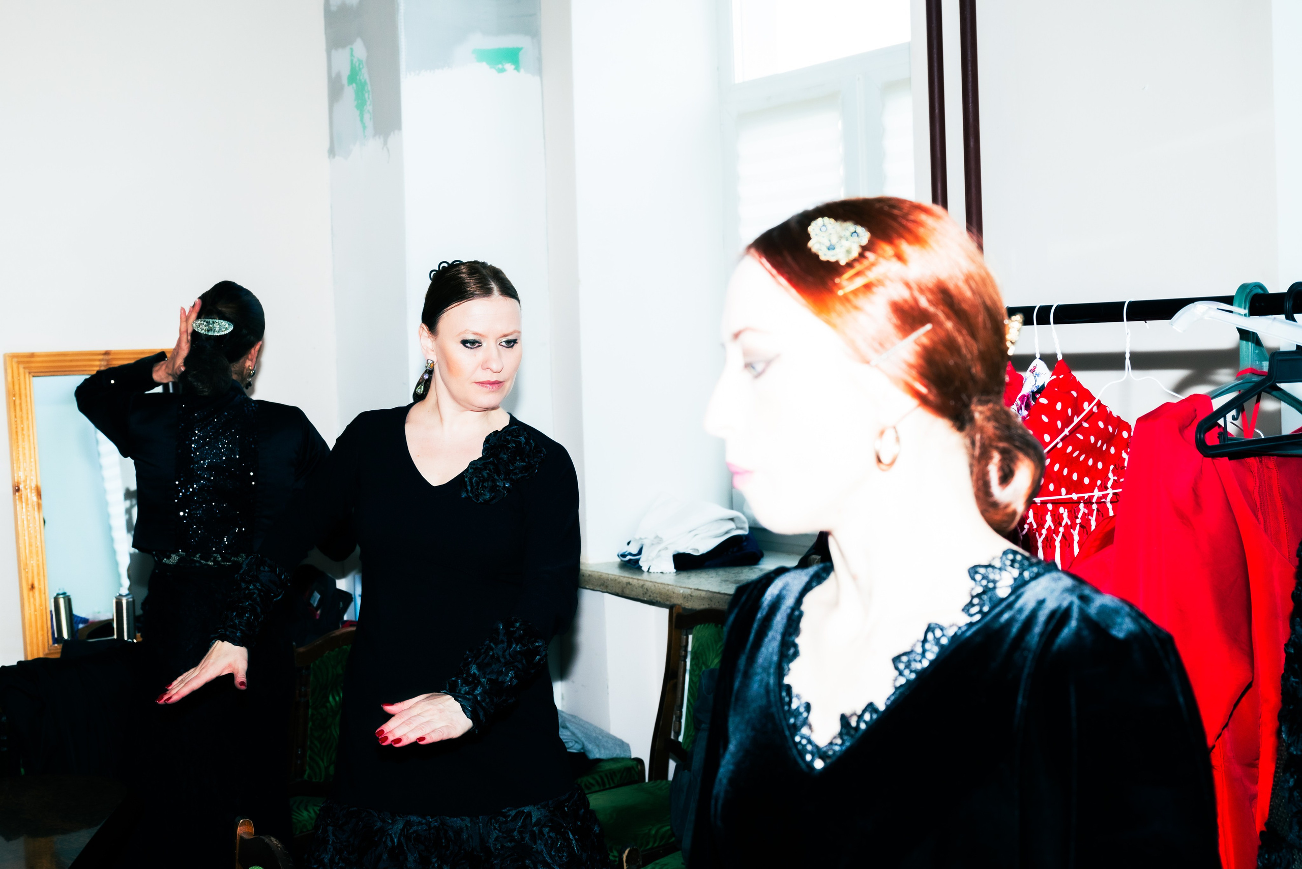 Bailaoras’ Backstage. Ekaterina Tsurkina-Appina Photography Canada