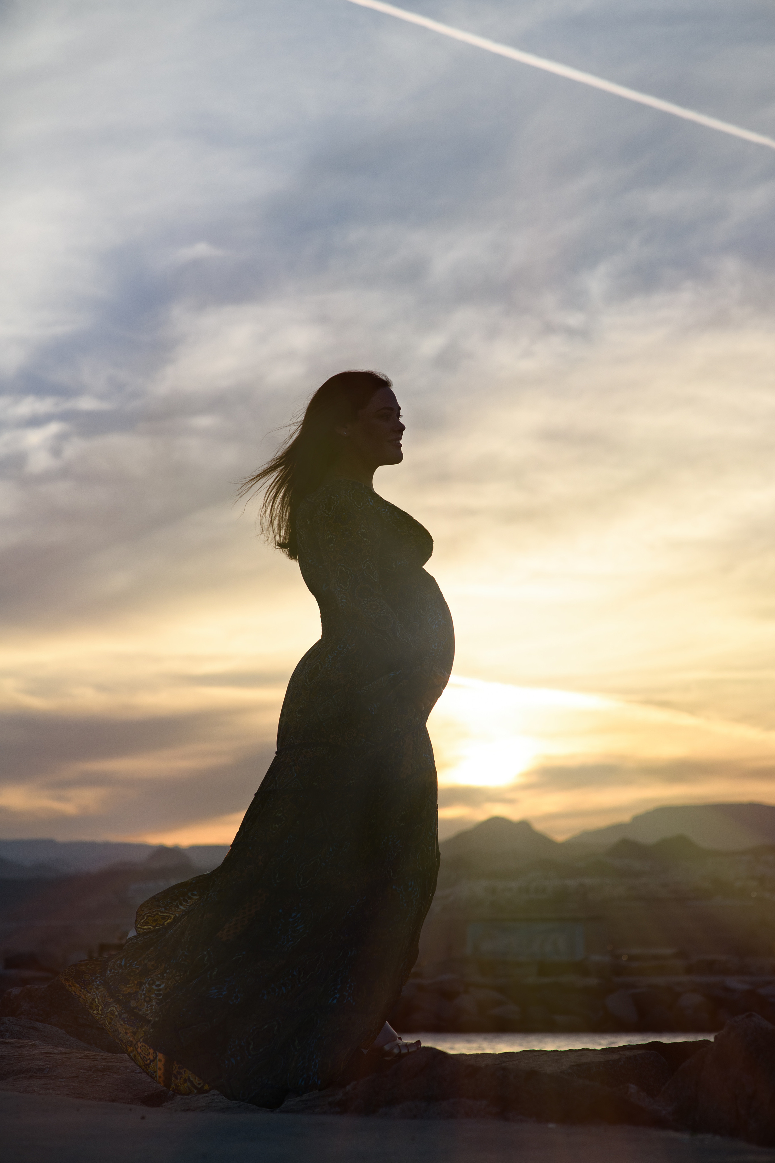 Pregnancy photoshooting on the sunset on the sea for Saul & Jessica. Семейный детский беременности love-story фотограф Эйлат Израиль Ольга Амчиславски