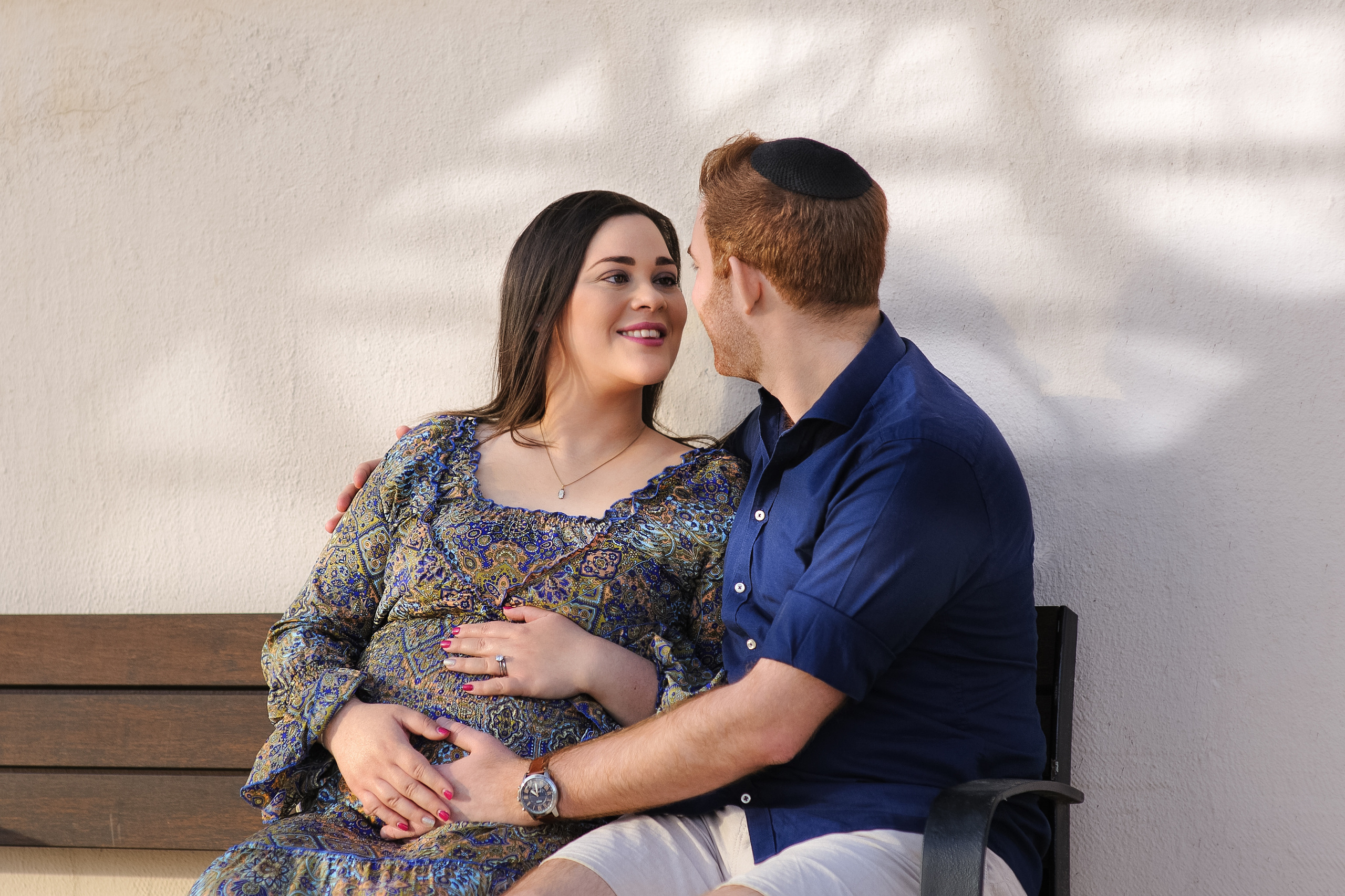 Pregnancy photoshooting on the sunset on the sea for Saul & Jessica. Семейный детский беременности love-story фотограф Эйлат Израиль Ольга Амчиславски