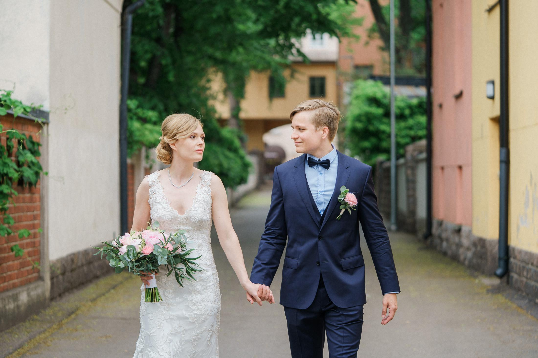 Hääpotretit Helsingin keskustassa