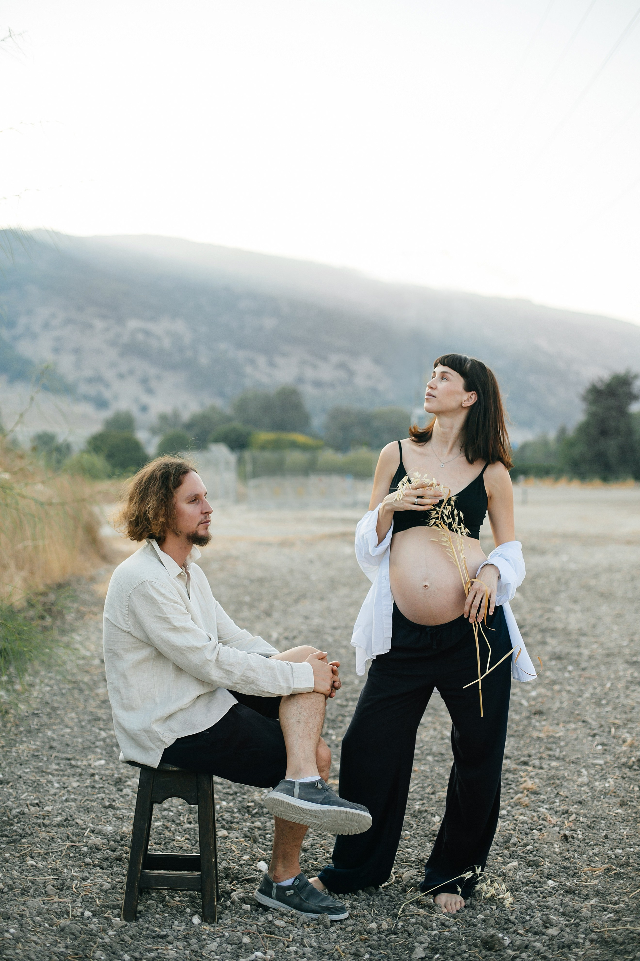 Kiryat Tivon field. Family photographer in Israel