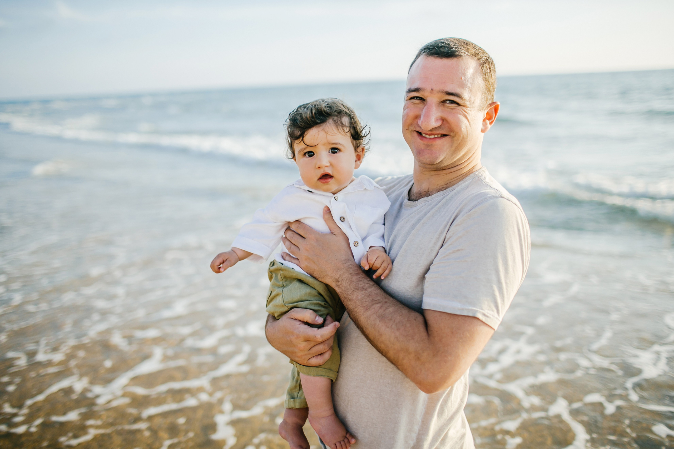Studentim beach / Eithan 9 month. Family photographer in Israel