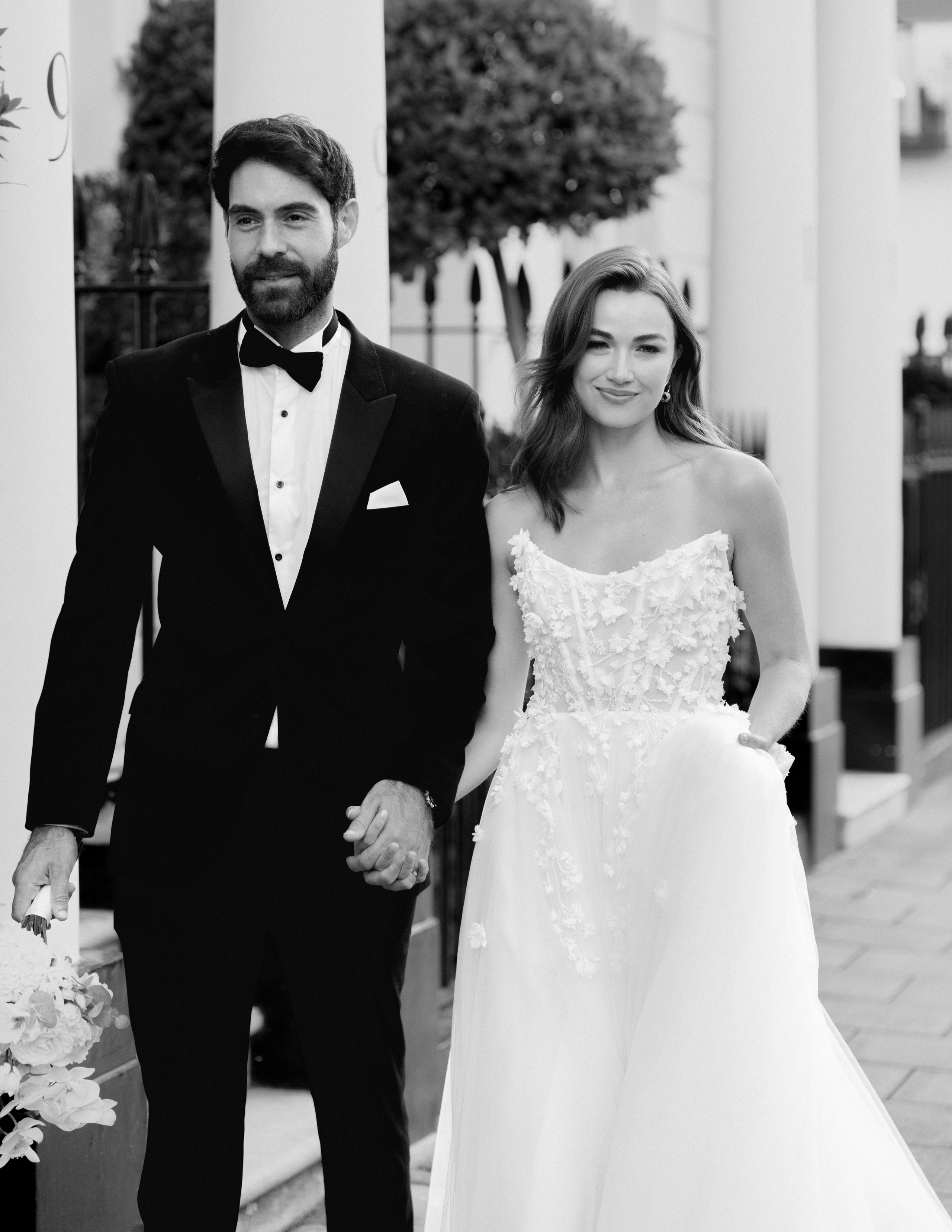 Elegant Wedding London Belgravia Elopement couple. Timeless Wedding & Event Photography from London to the world