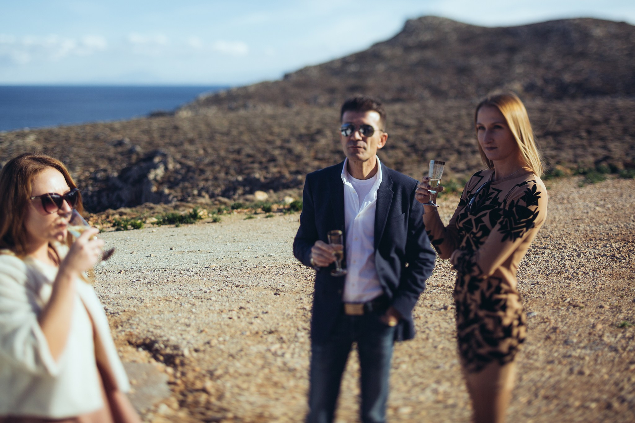 Ronalds & Svetlana, Crete. Denny Savon — Photographer in Santorini | Weddings, Love Stories & Flying Dress