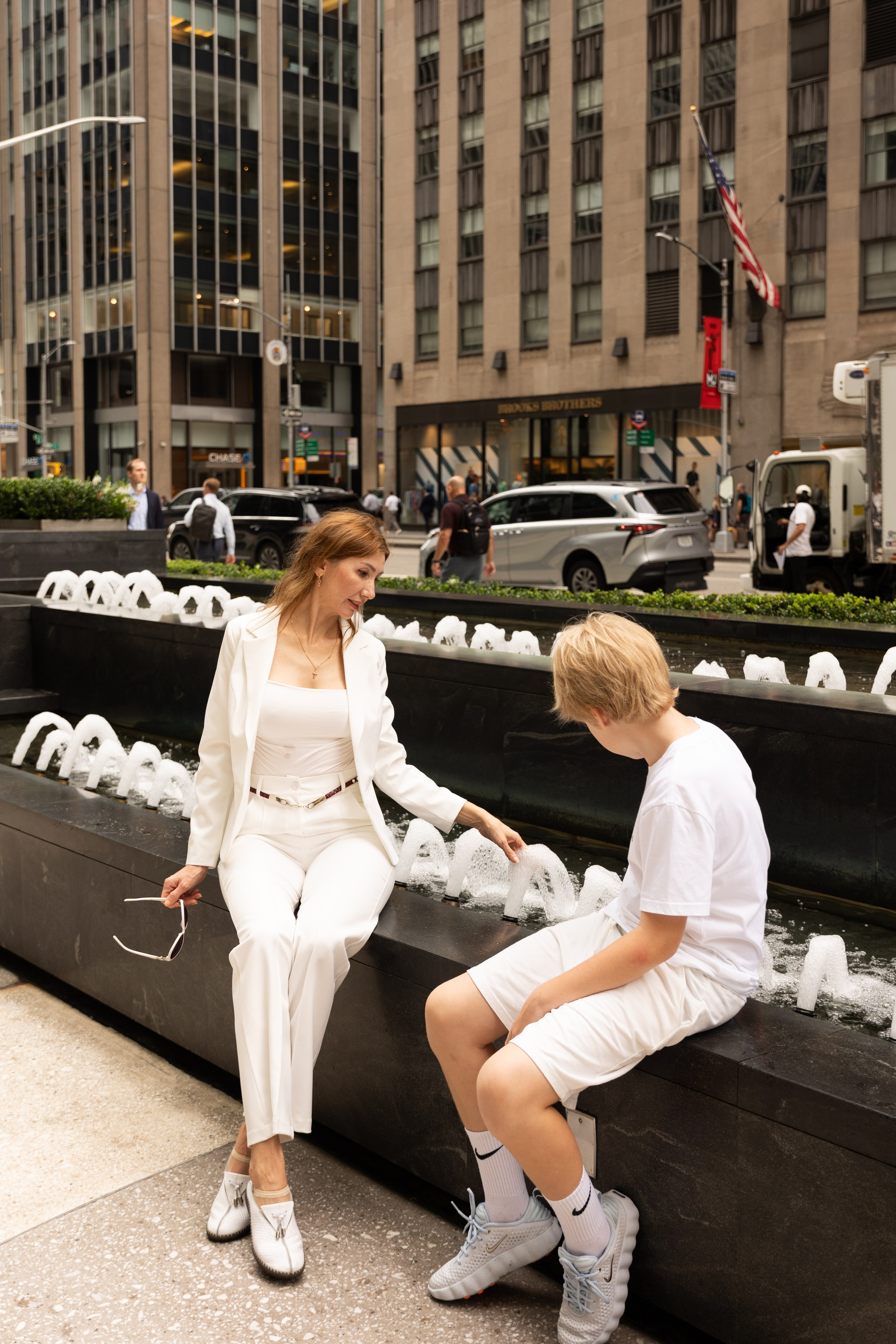 Mother & Son: A Walk Through Times Square & Radio City Music Hall. Family, lifestyle, and commercial photography in New York and New Jersey