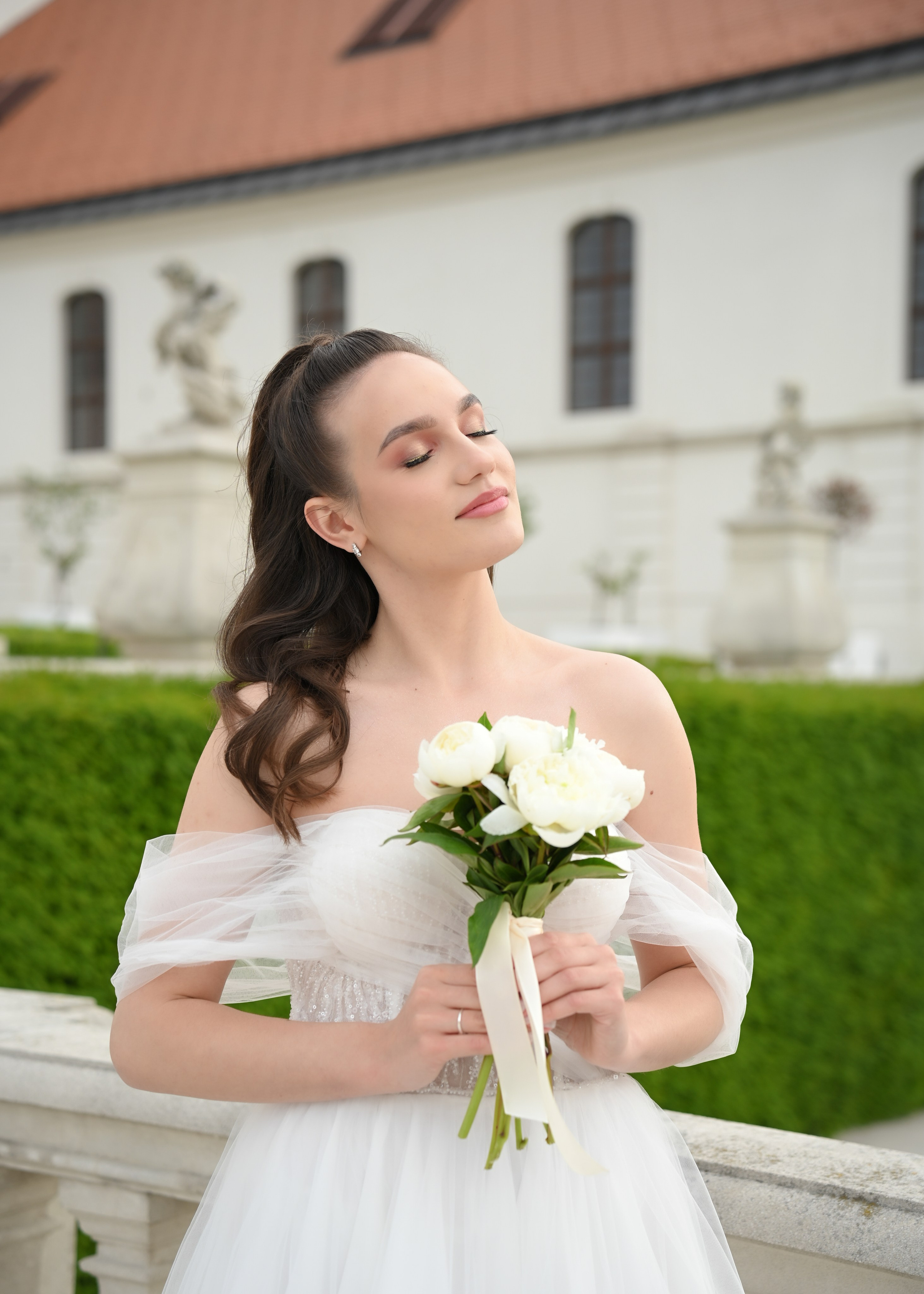 Eugene & Diana in Bratislava Castle. Photo Vienna and Bratislava