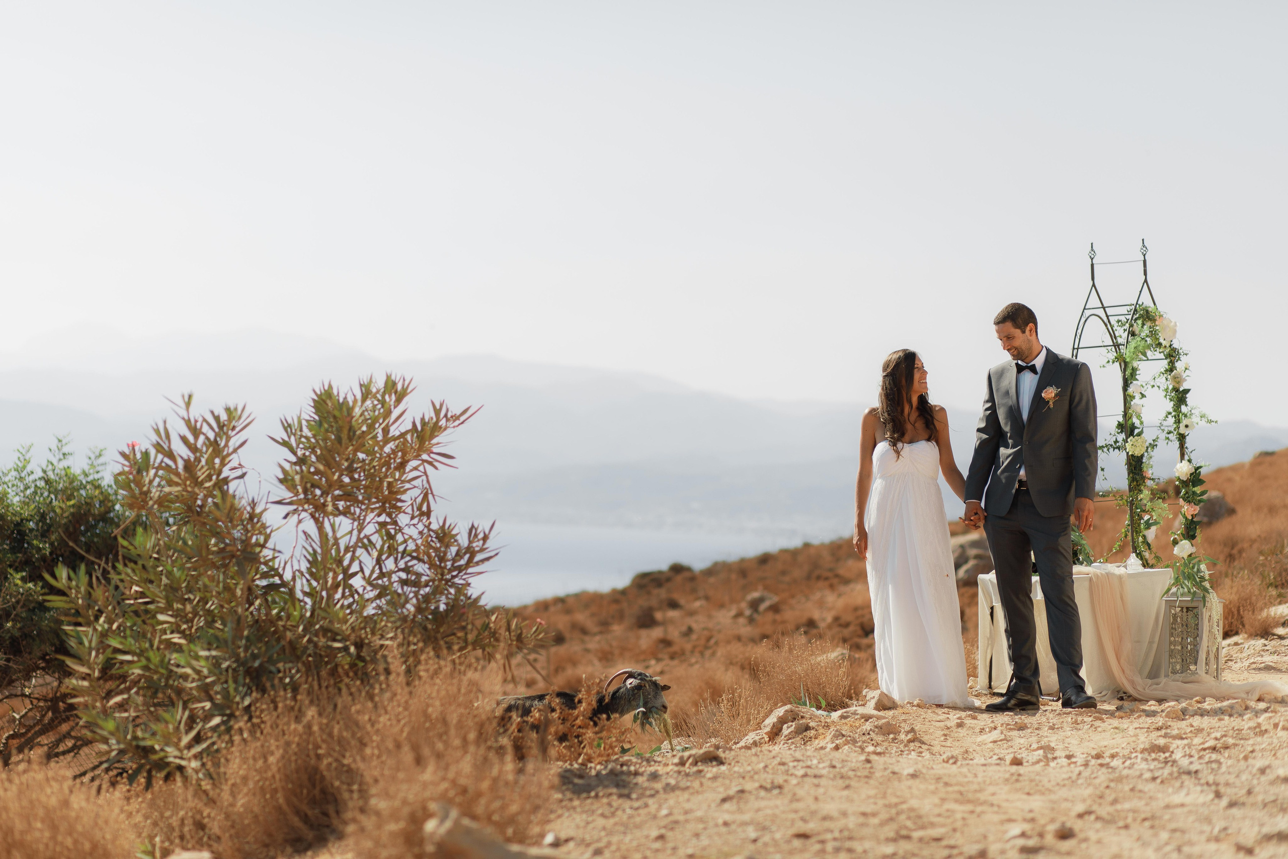 Marino & Steffi, Crete. Denny Savon — Photographer in Santorini | Weddings, Love Stories & Flying Dress