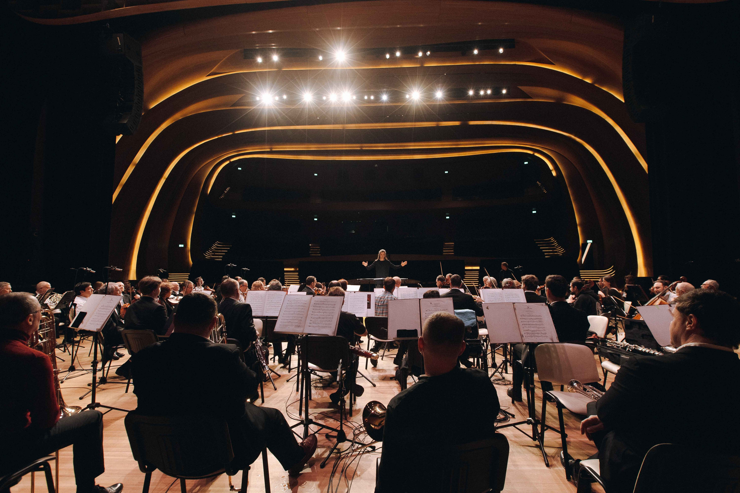 The Tchaikovsky Academic Grand Symphony Orchestra in Baku. Wedding&Event photographer Ismail Rzayev in Baku