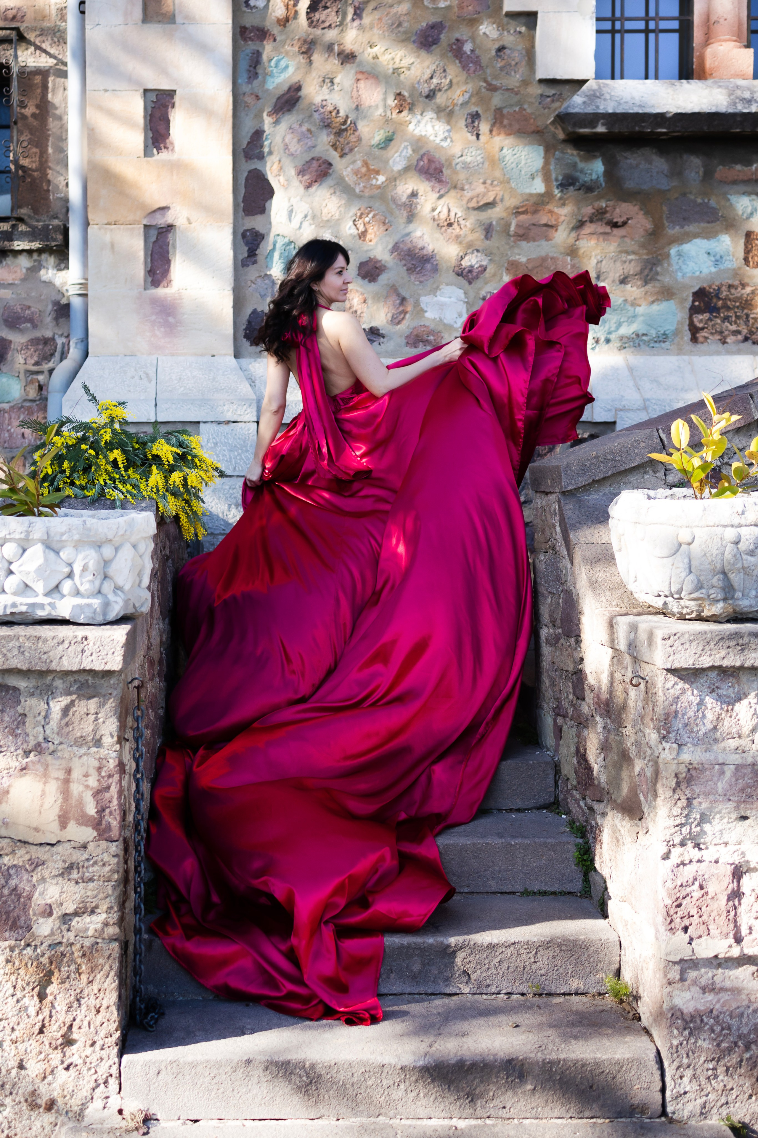 Long dresses shooting. Photographer in Munich