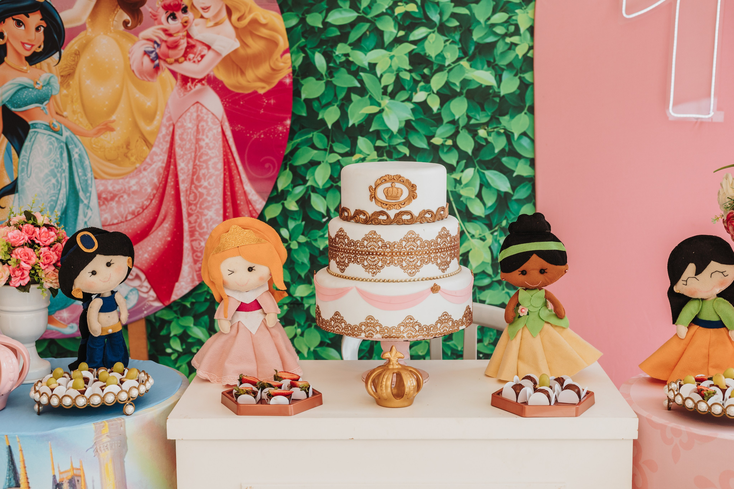 Aniversário infantil princesas, em Palhoça, Santa Catarina.