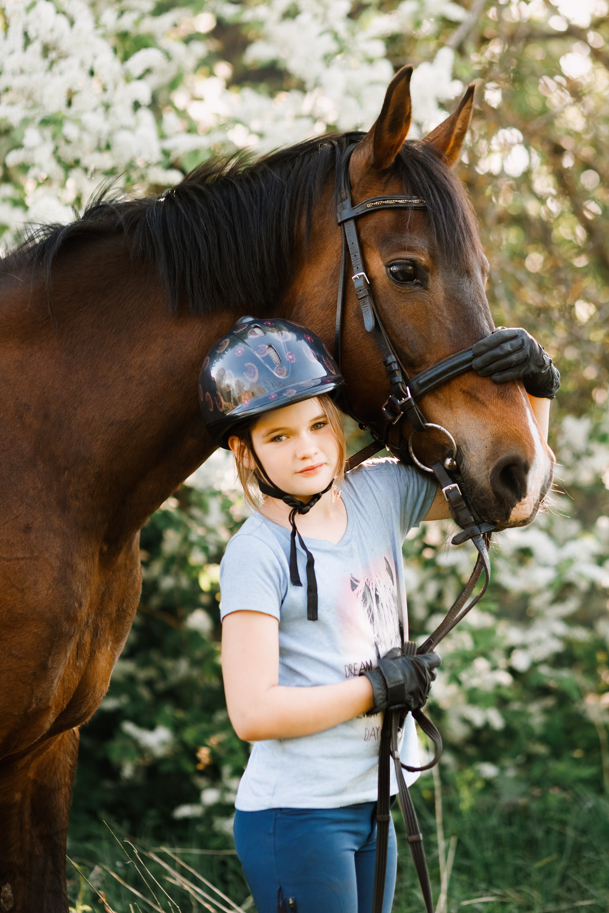 Girls & horses, summer. Kaja | fotograf psów we Wrocławiu